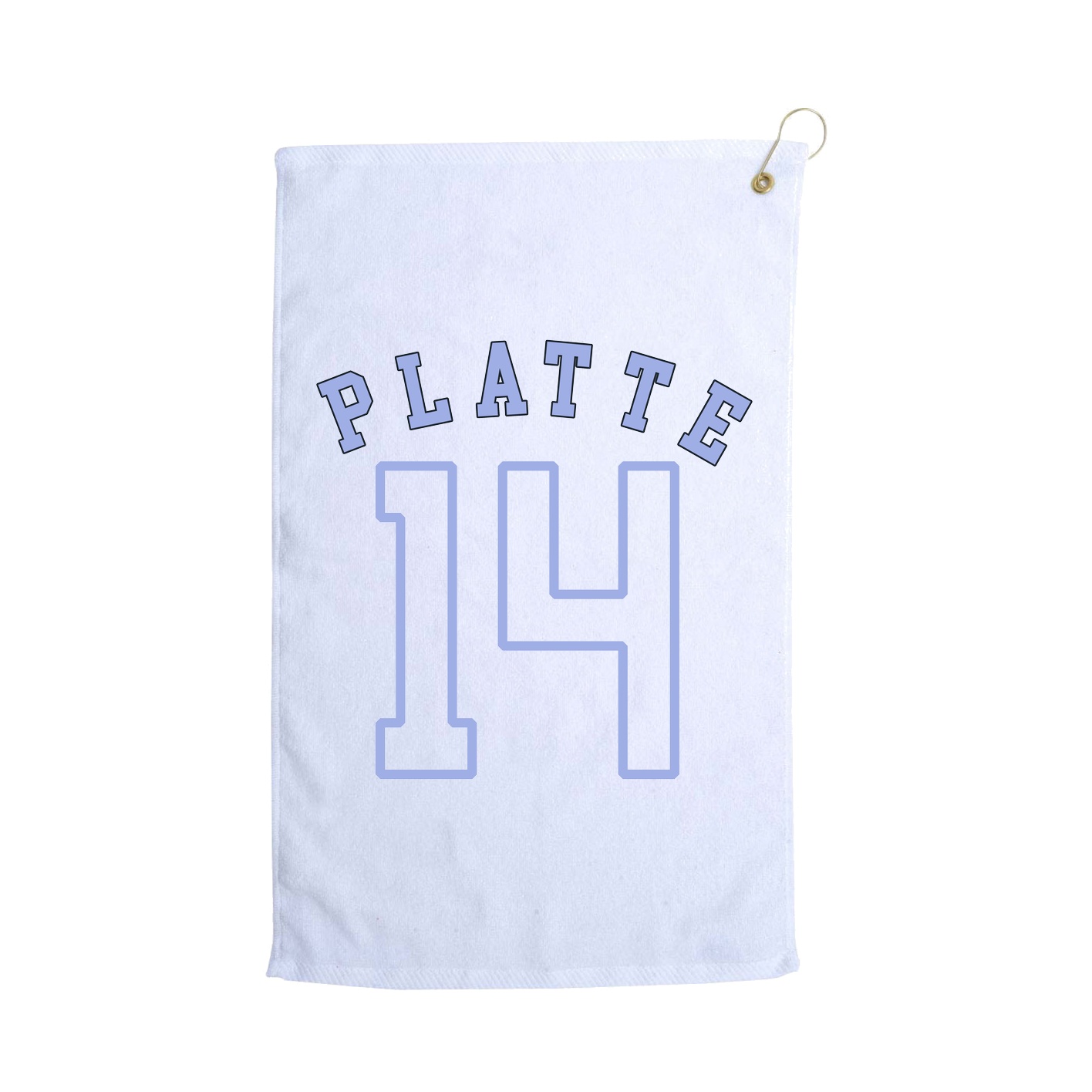 Golf Towel — Shirsey Arch in White