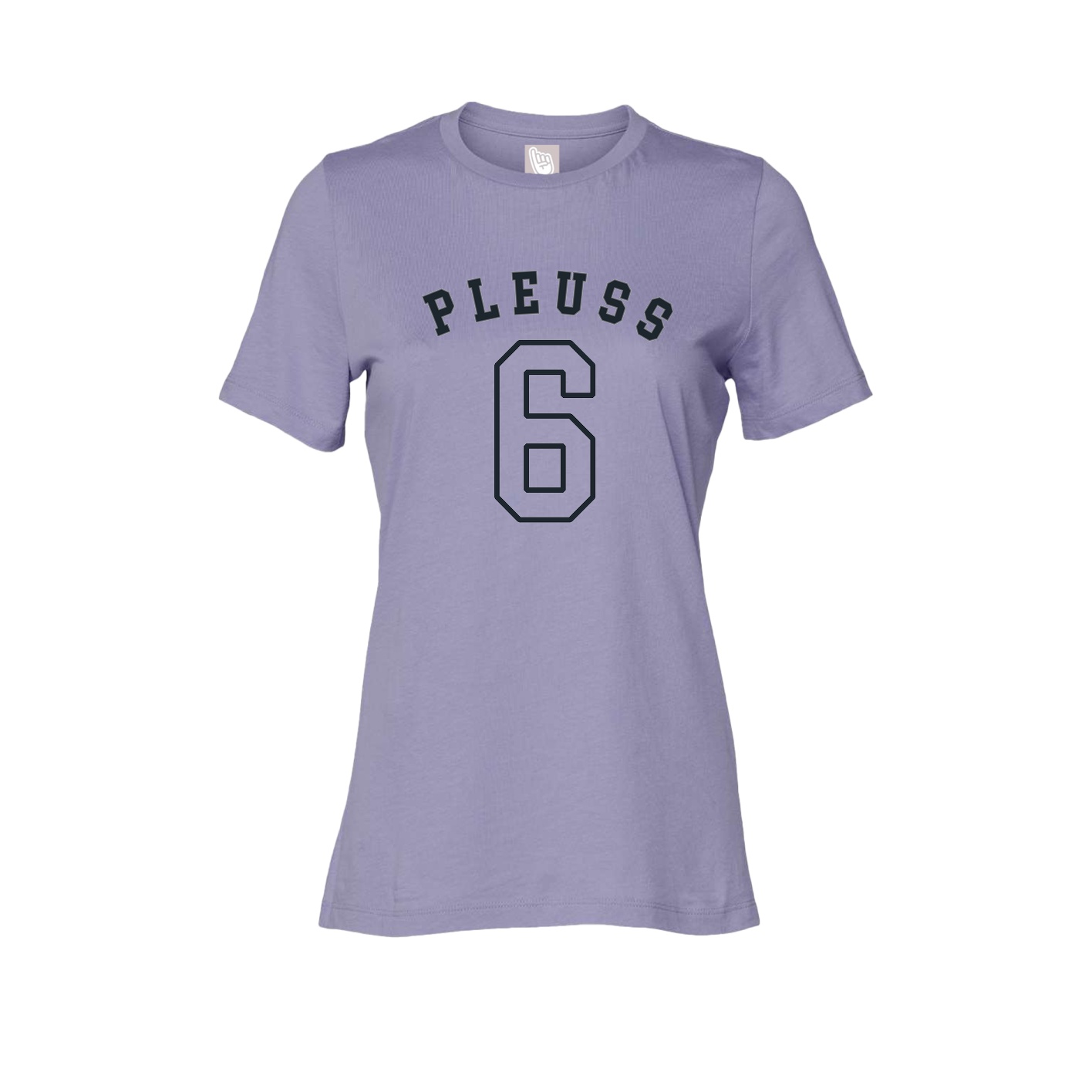Fitted Women's Tee — Shirsey Arch in Purple