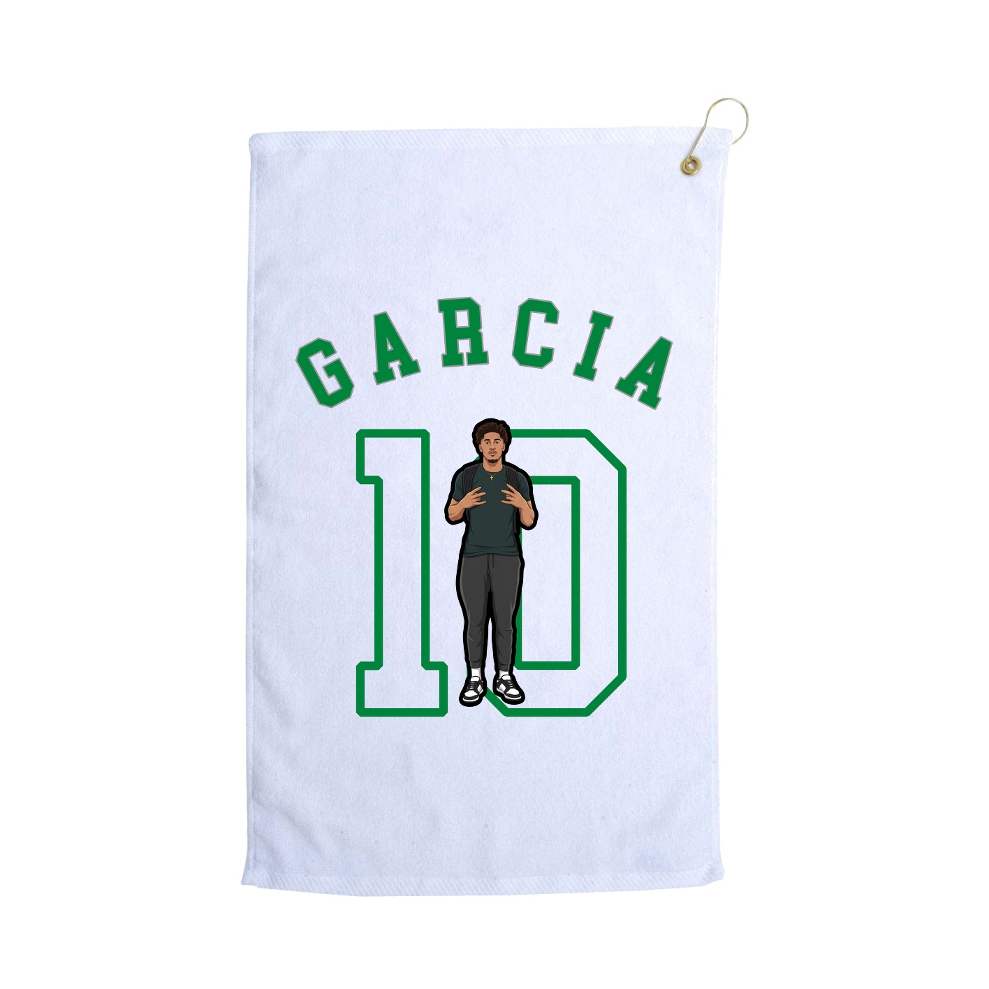 Golf Towel — Shirsey Arch in White