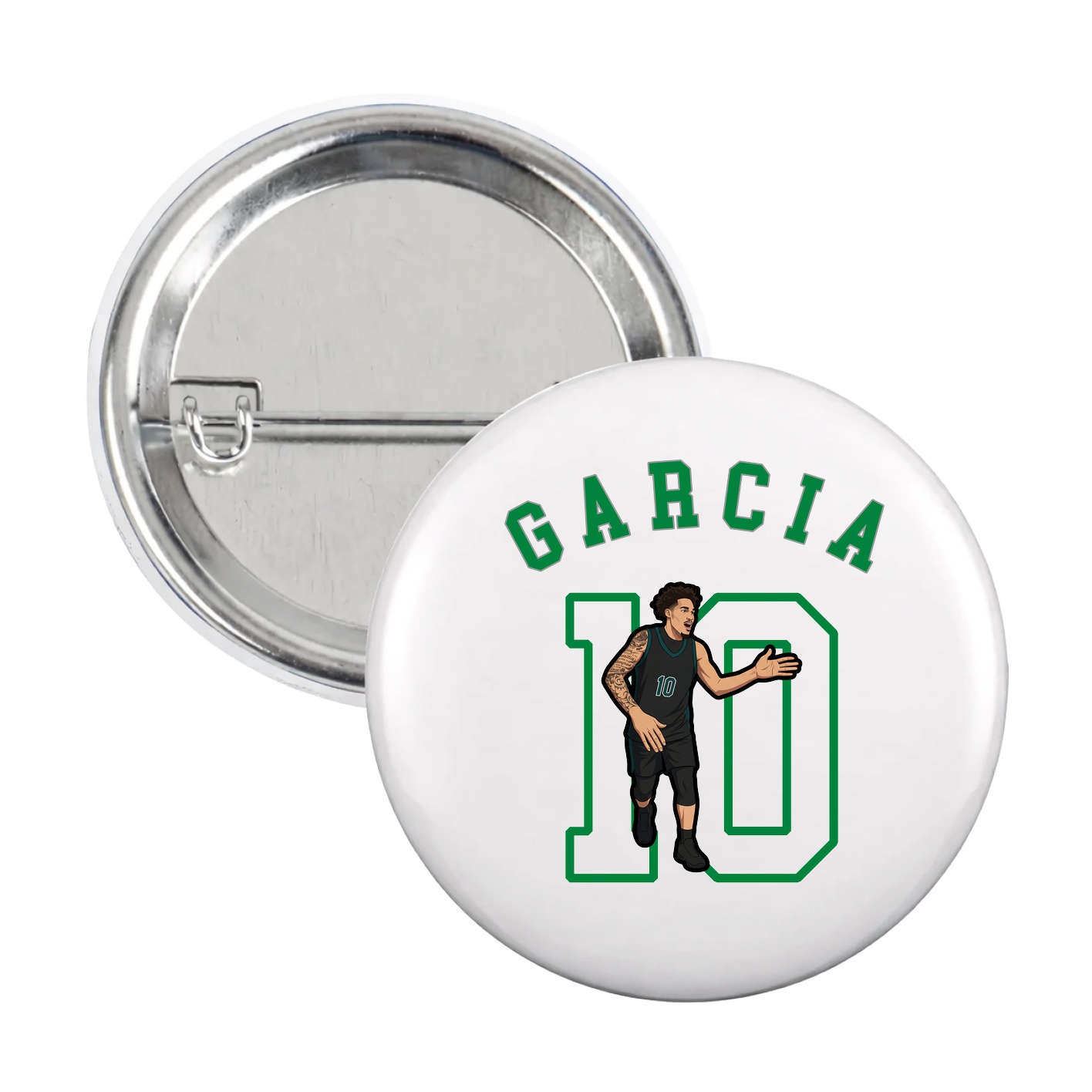 Game Day Button — Shirsey Arch in White