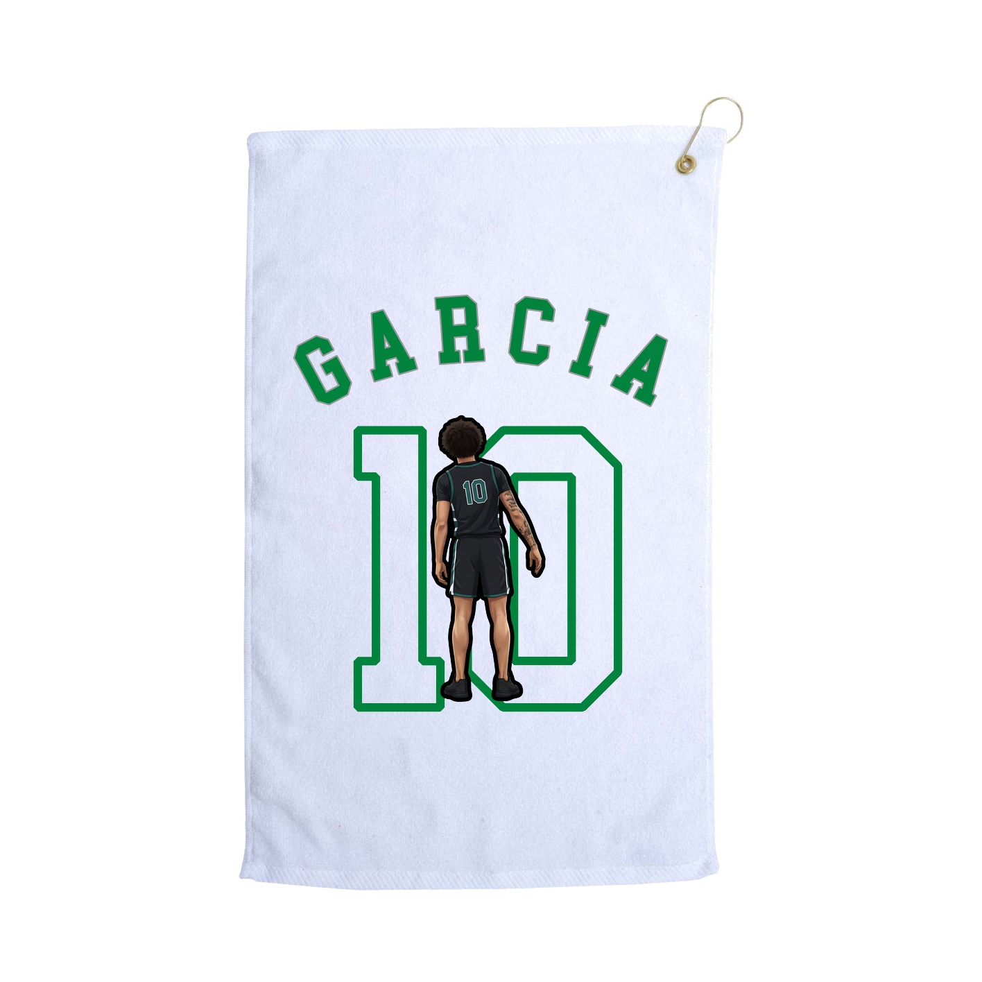 Golf Towel — Shirsey Arch in White