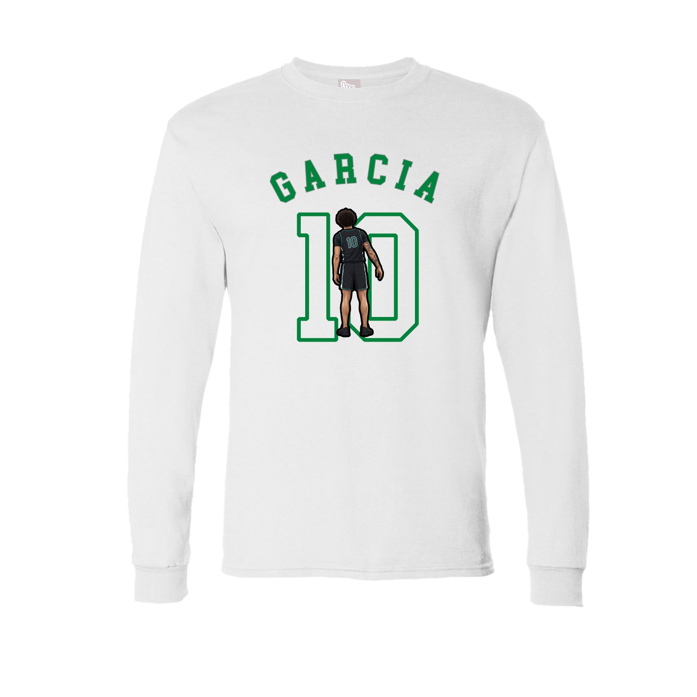 Long Sleeve Tee — Shirsey Arch in White