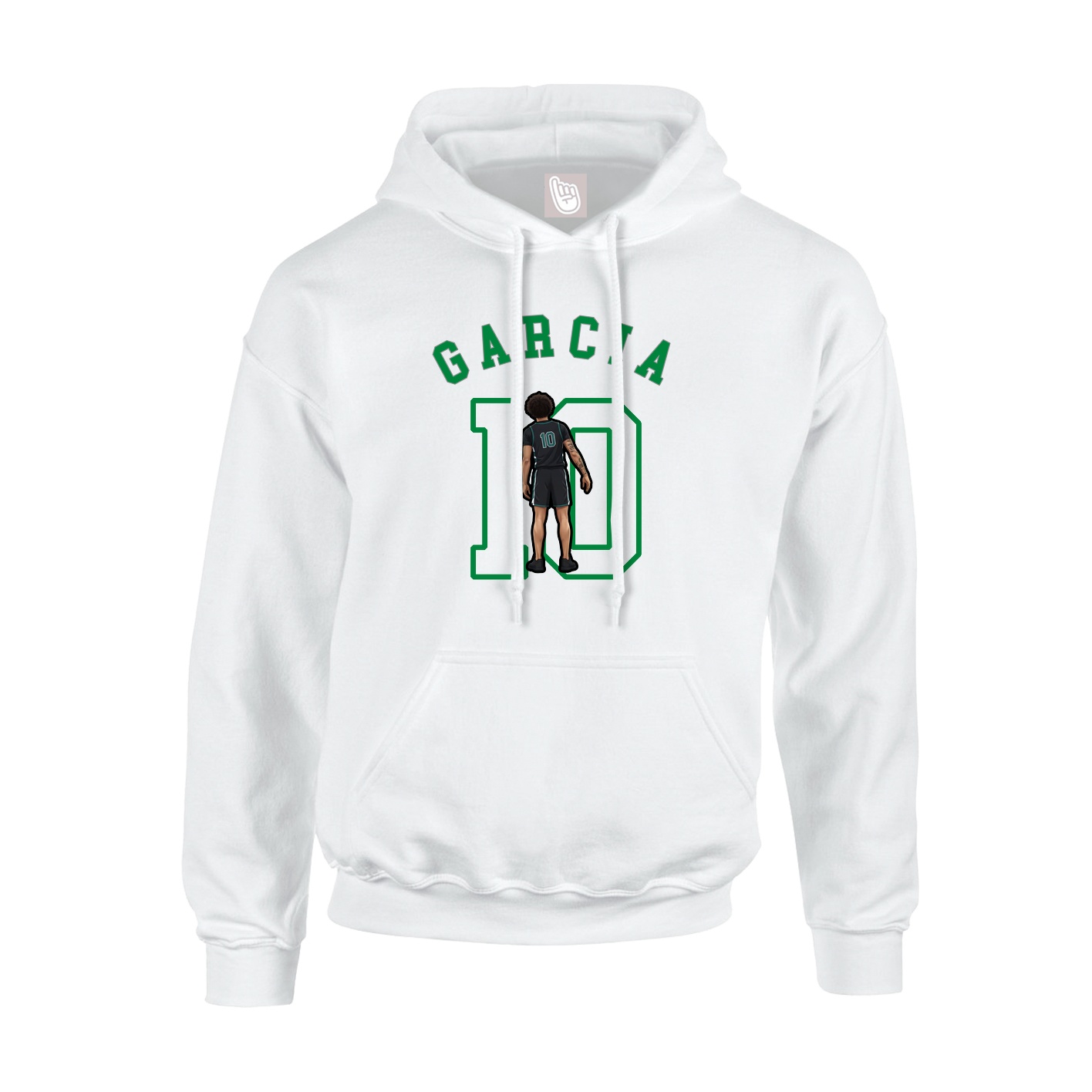Youth Hoodie — Shirsey Arch in White