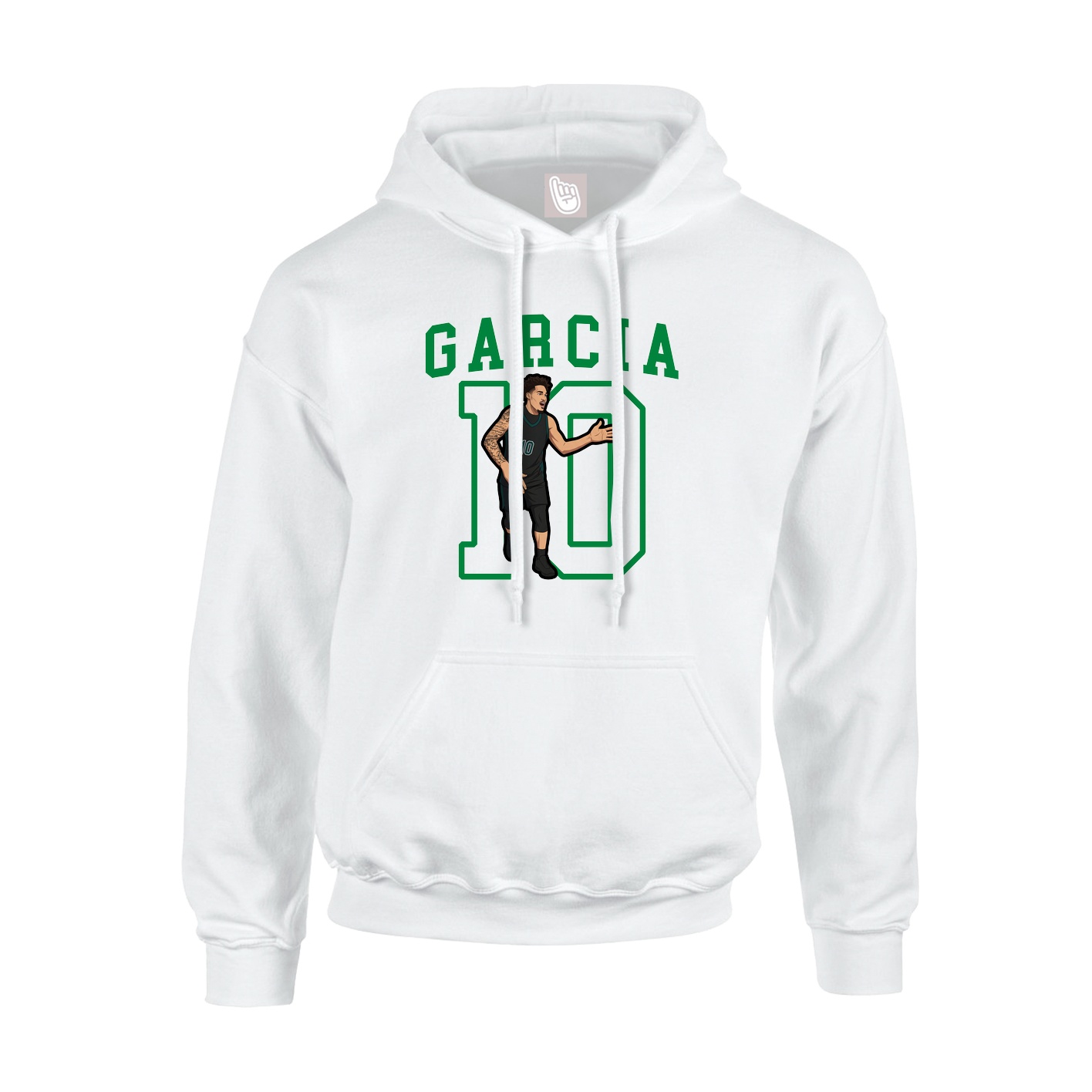 Hoodie — Shirsey in White