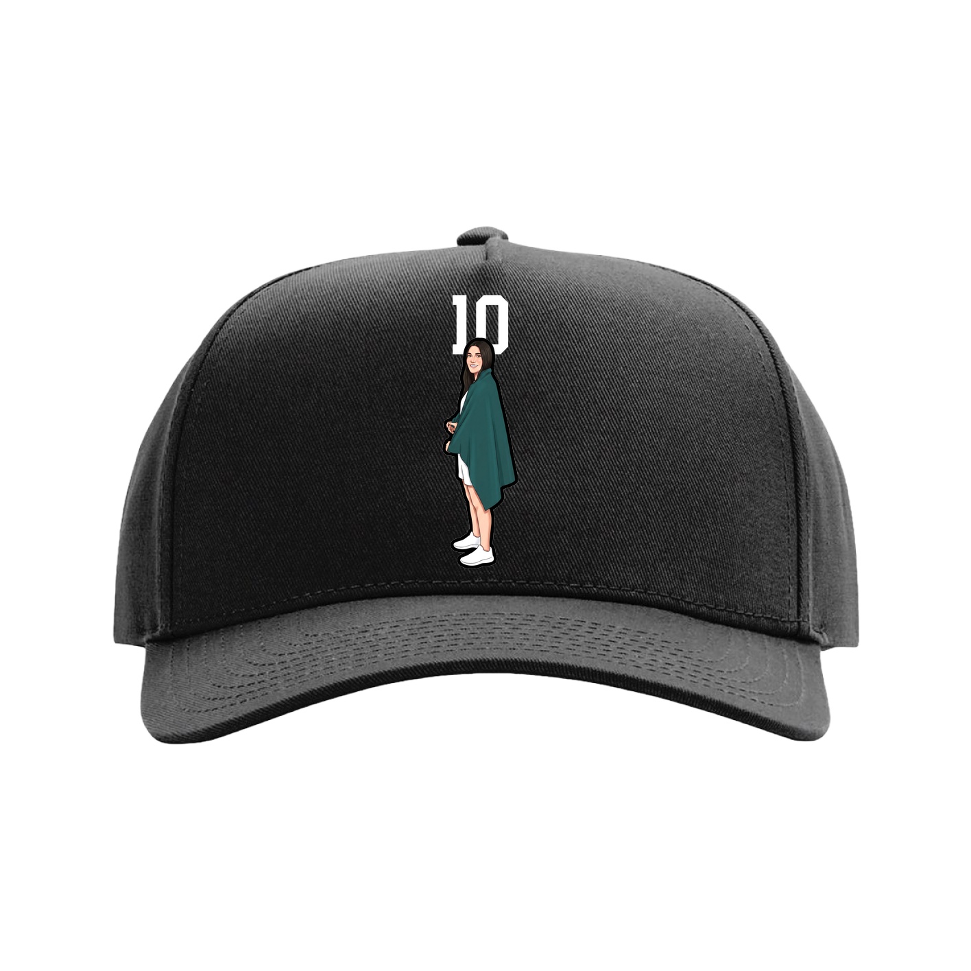 Full Fabric Five-Panel Champ Cap