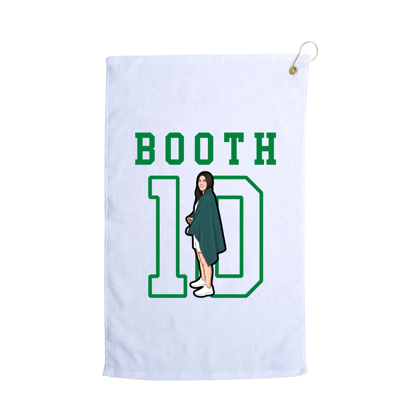 Golf Towel — Shirsey in White