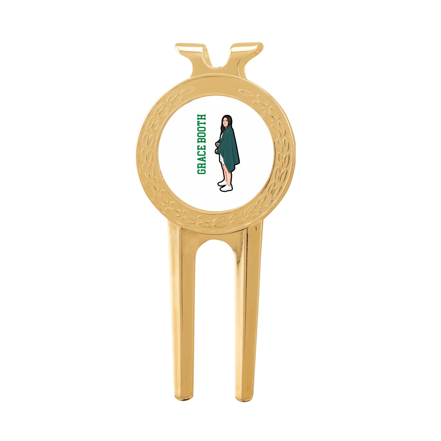 Divot Tool with Ball Marker — Name Vertical in Classic