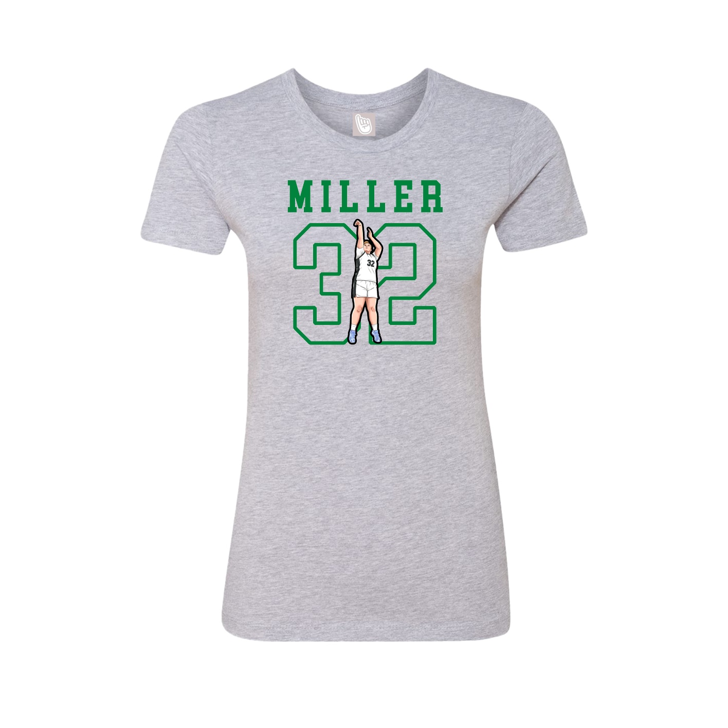 Fitted Women's Tee — Shirsey in Grey