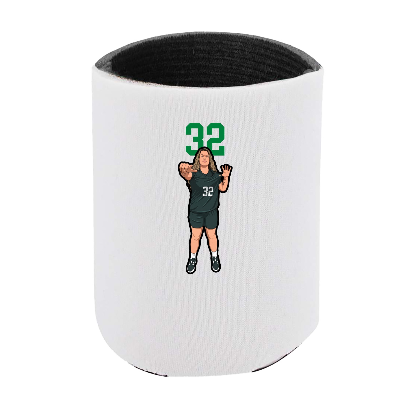 Can Holder — Number Top in White
