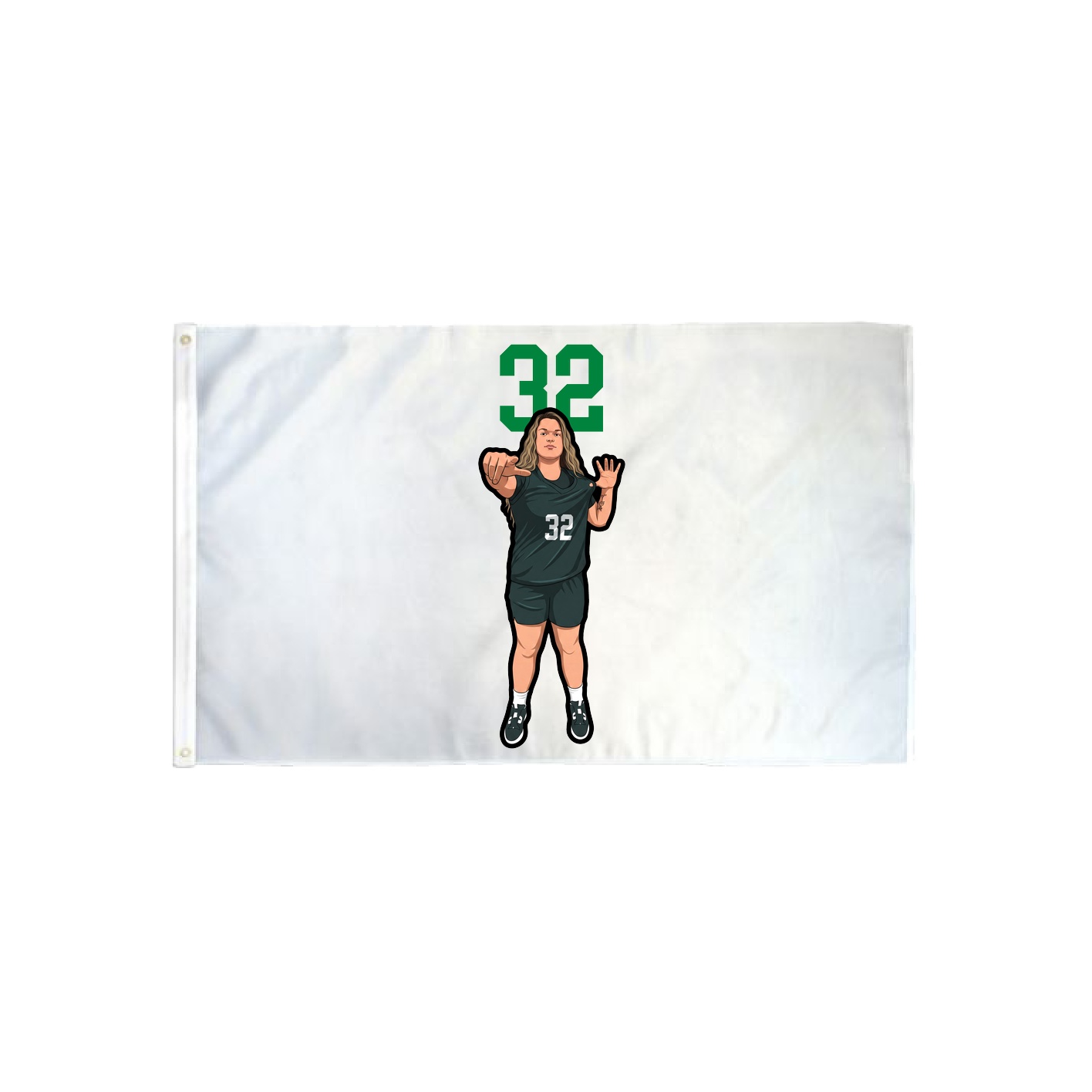 3x5 Flag — Number Top in Classic