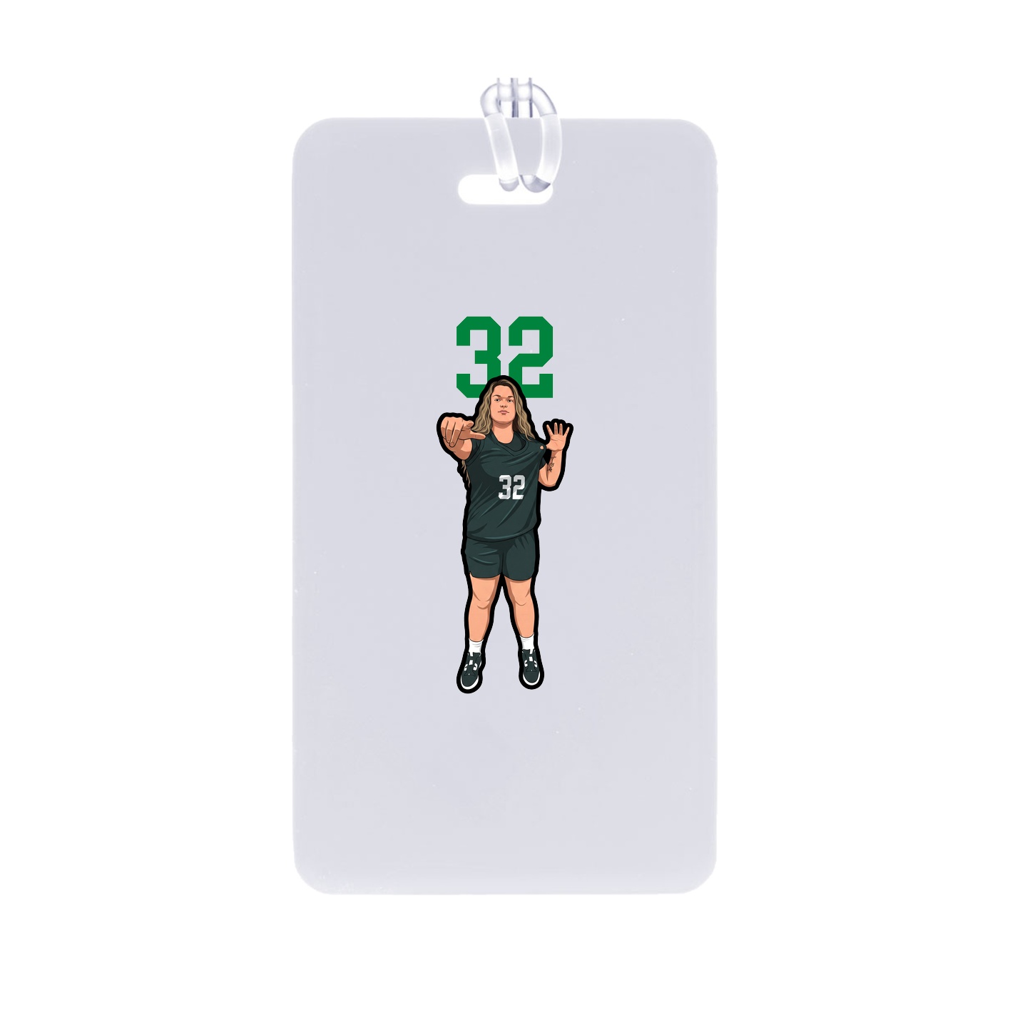 Bag Tag — Number Top in Classic