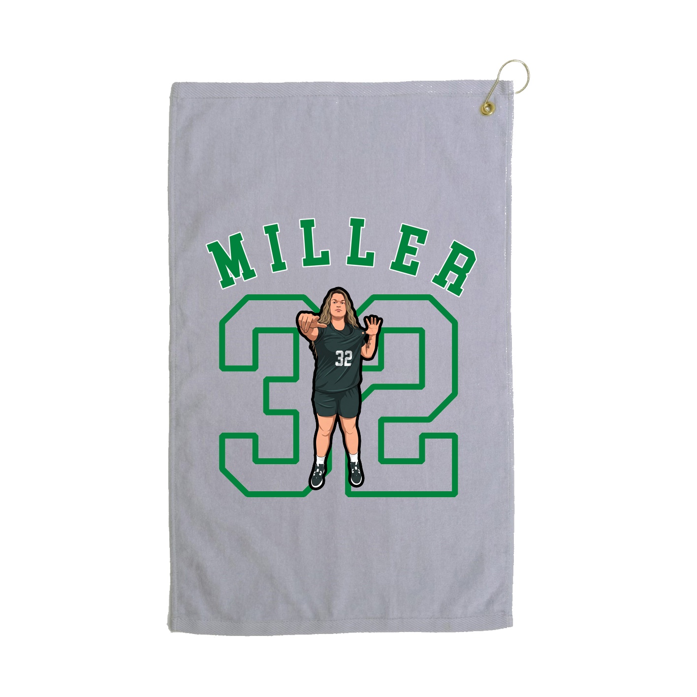 Golf Towel — Shirsey Arch in Grey