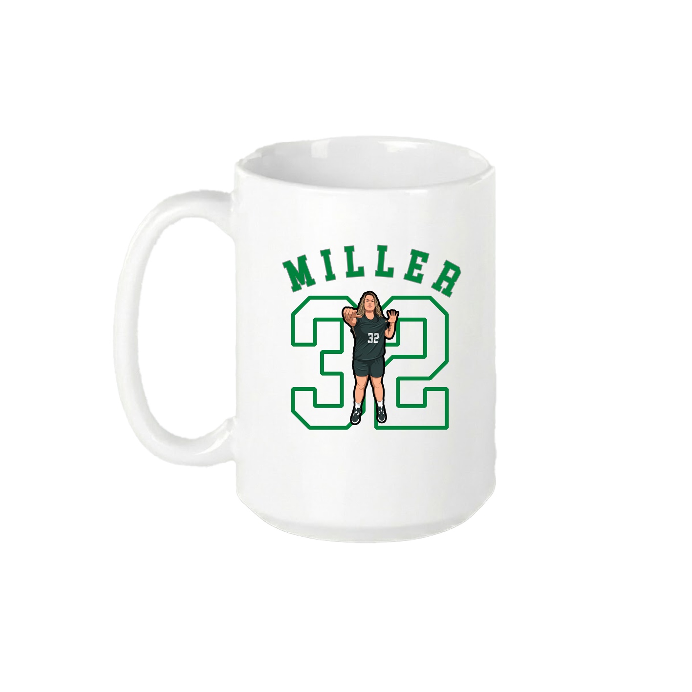 15oz Coffee Mug — Shirsey Arch in White