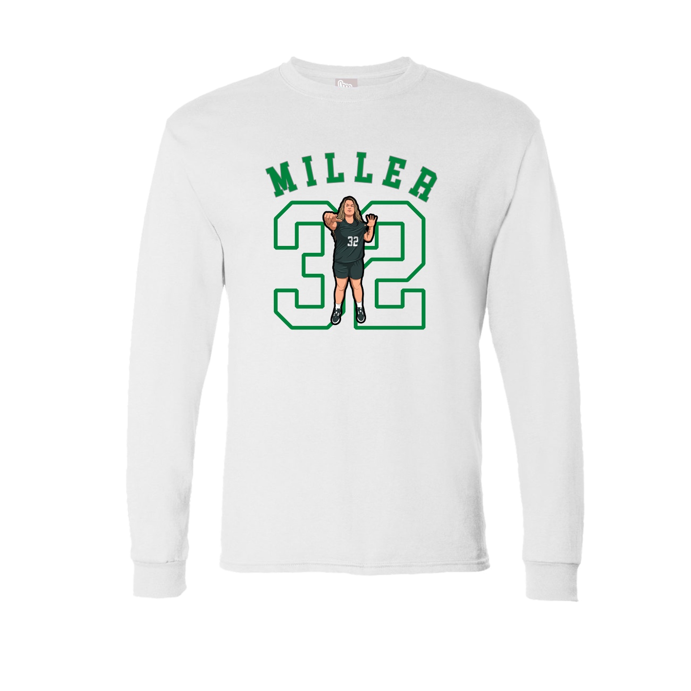Long Sleeve Tee — Shirsey Arch in White
