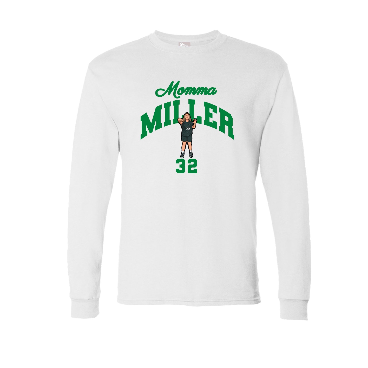 Long Sleeve Tee — Mothers Day Arch in White