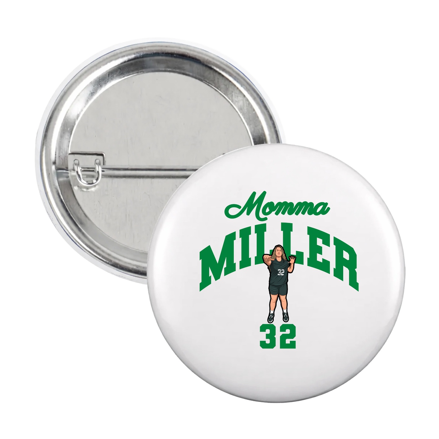 Game Day Button — Mothers Day Arch in White