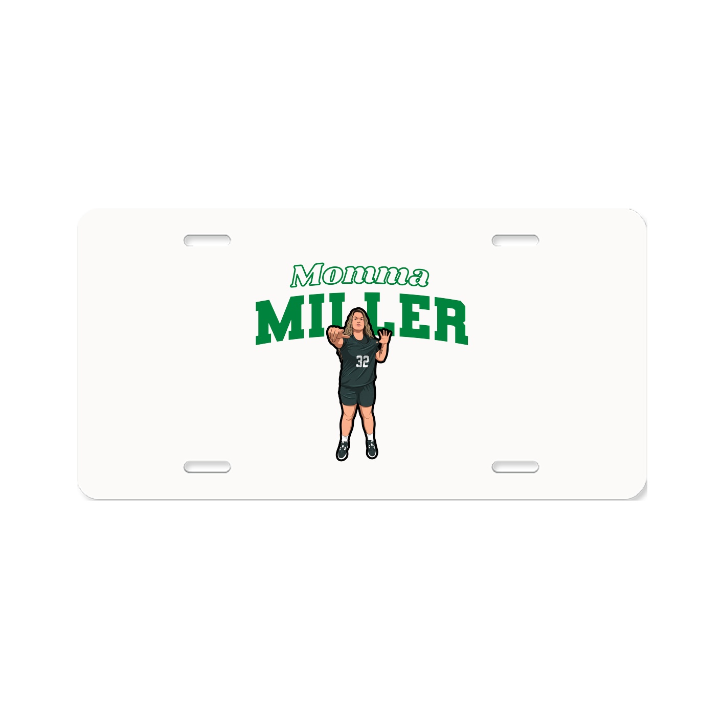 License Plate — Mothers Day Block in Classic
