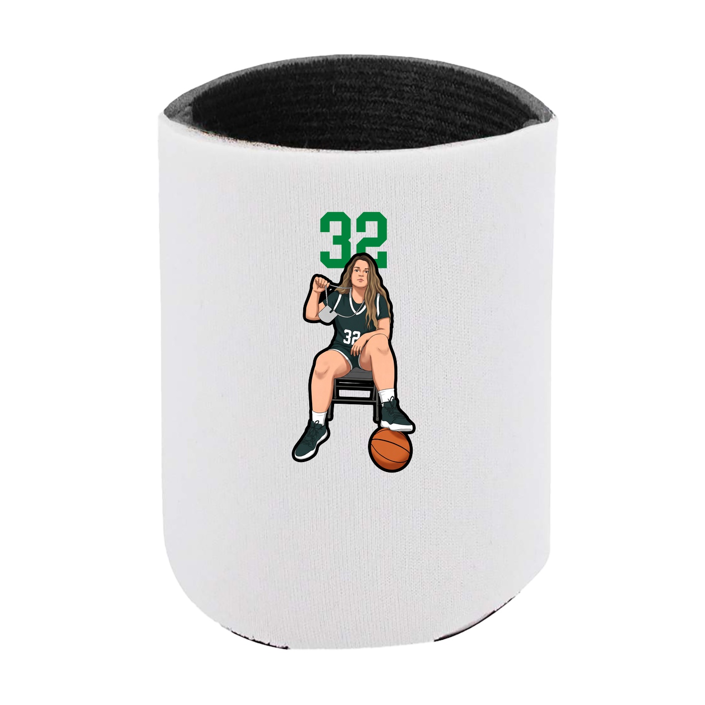 Can Holder — Number Top in White