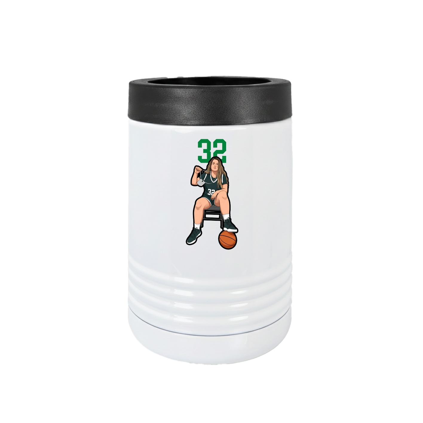 Beverage Holder — Number Top in White