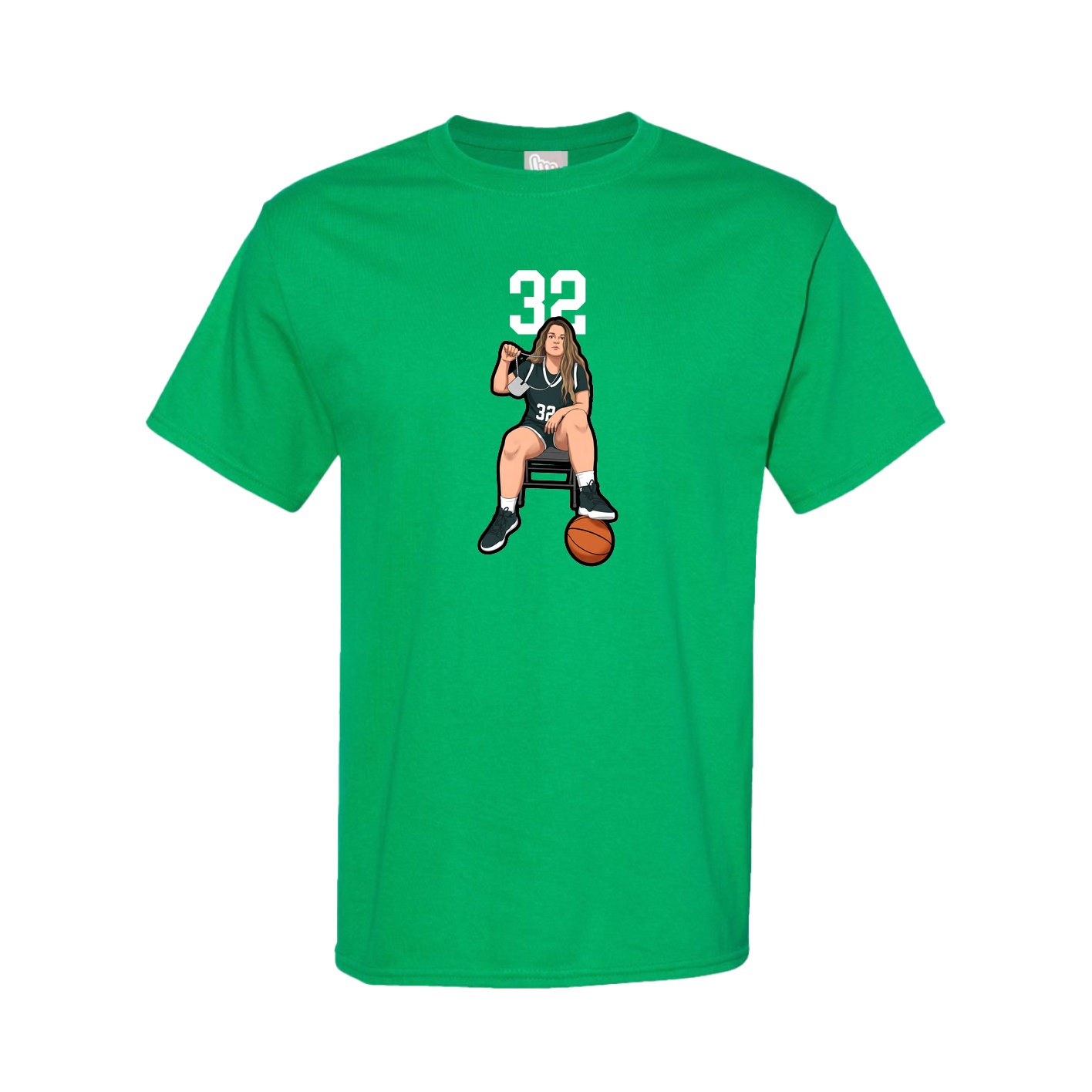 Tee — Number Top in Green