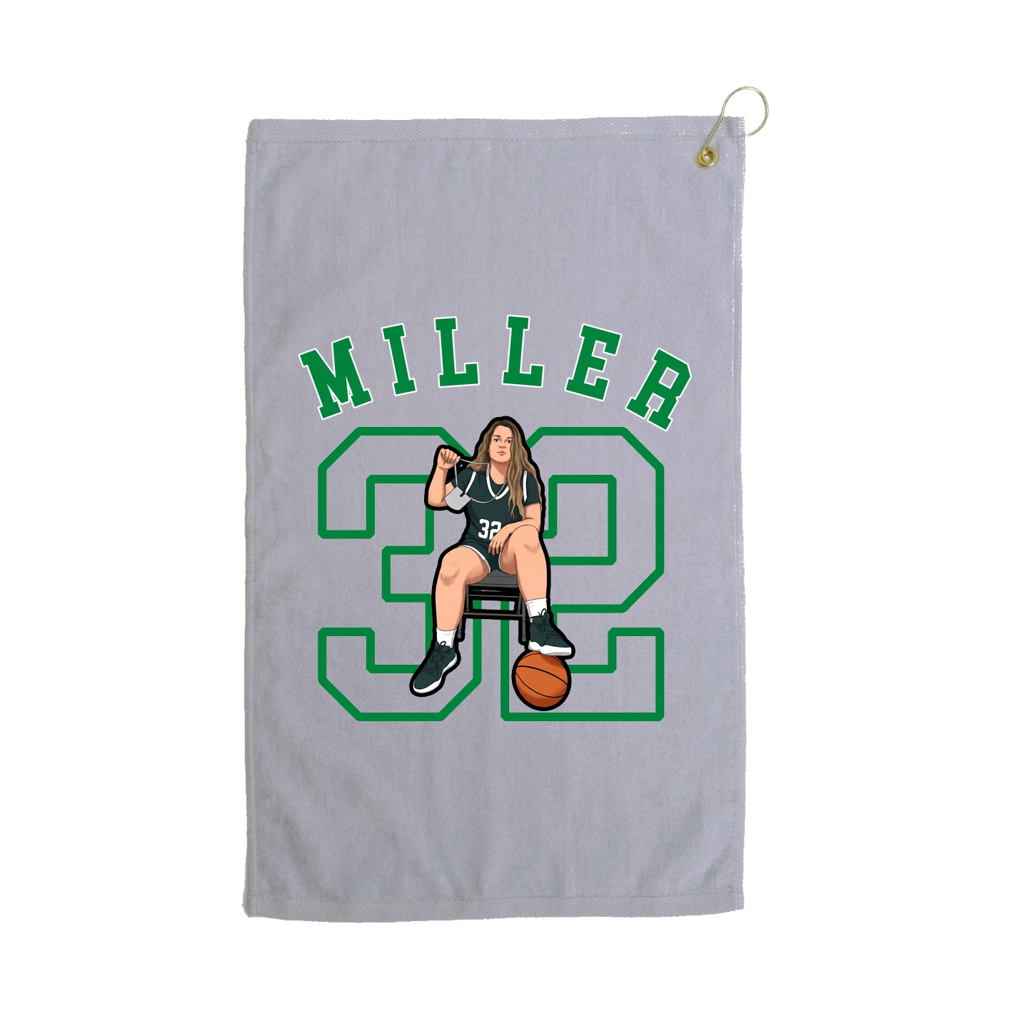 Golf Towel — Shirsey Arch in Grey