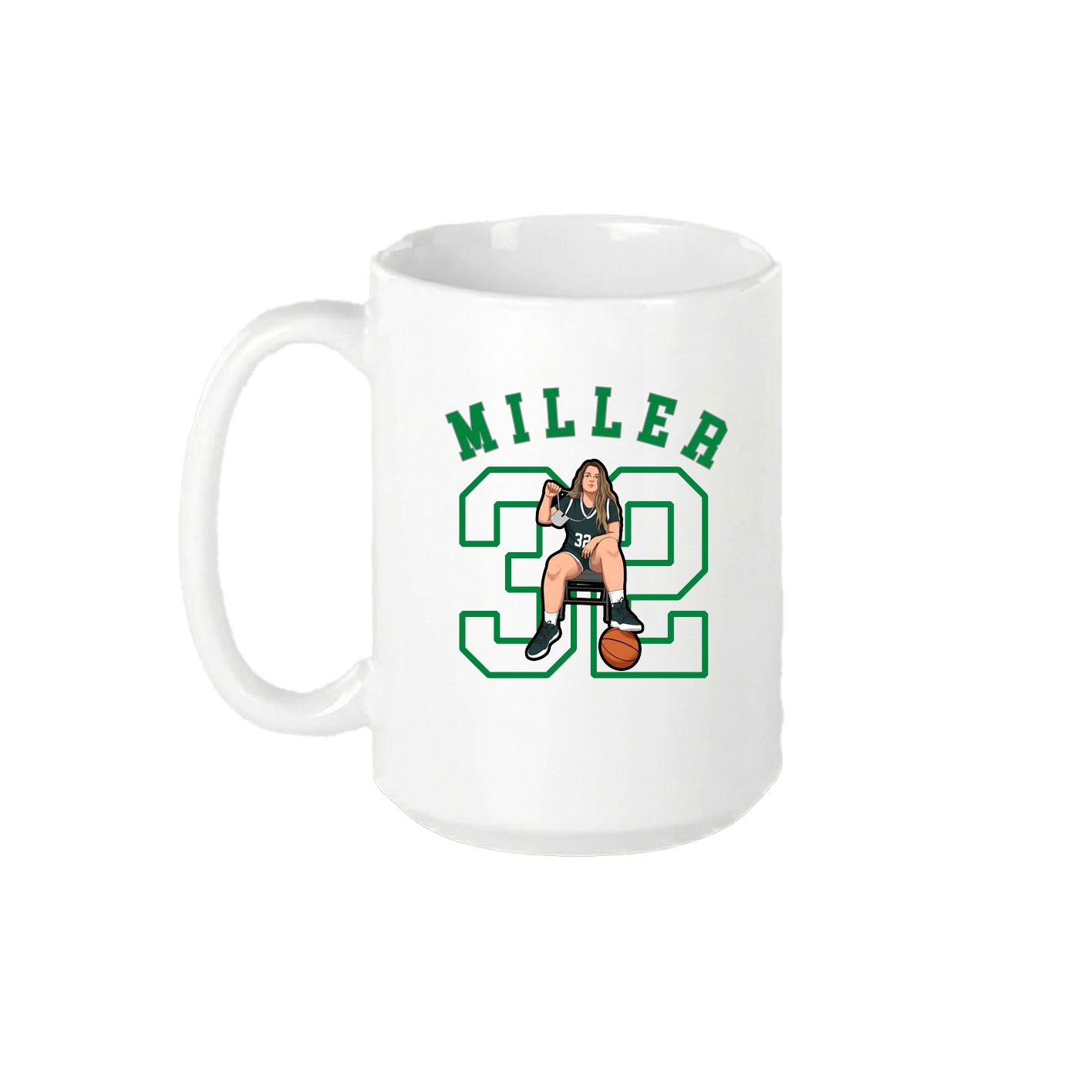 15oz Coffee Mug — Shirsey Arch in White