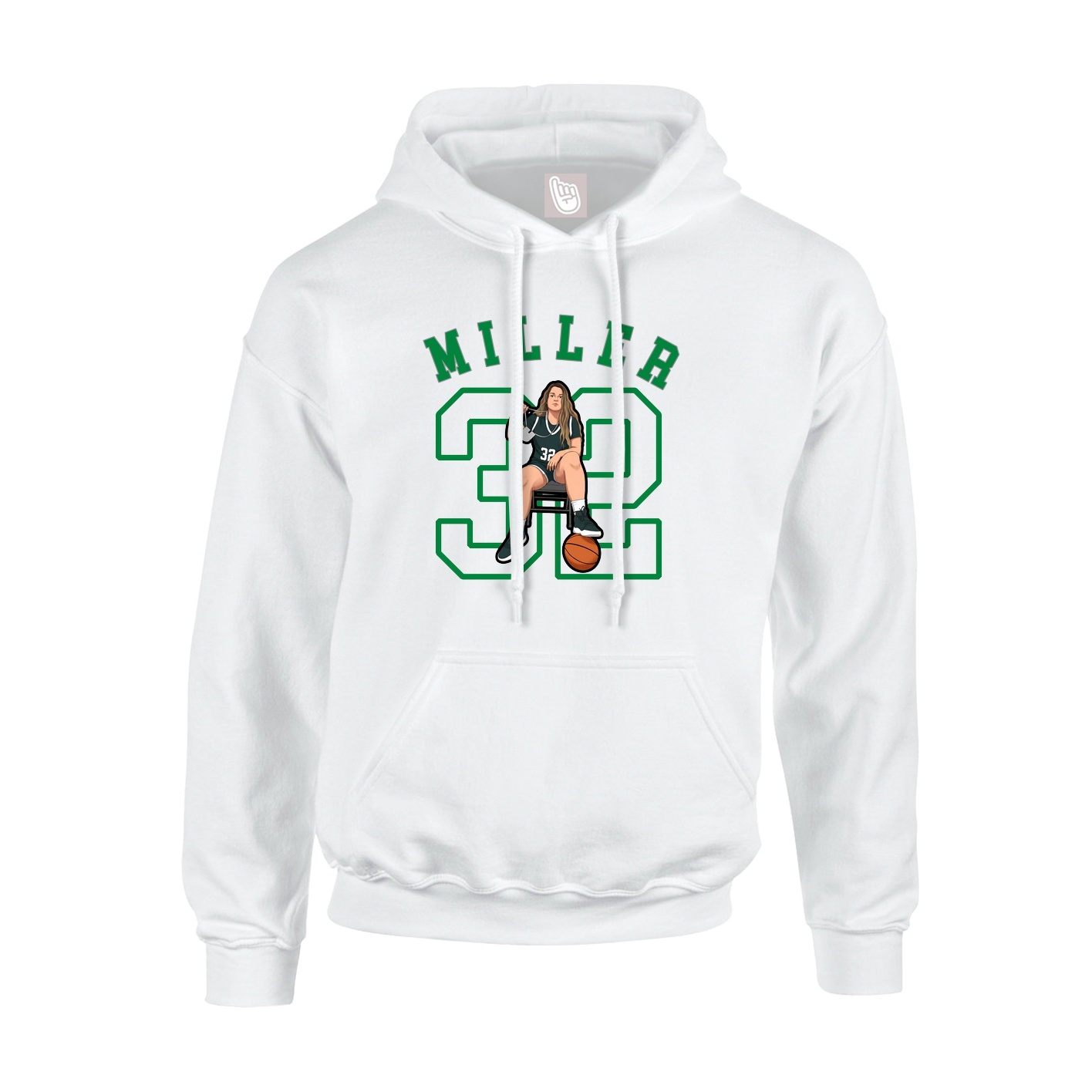 Youth Hoodie — Shirsey Arch in White