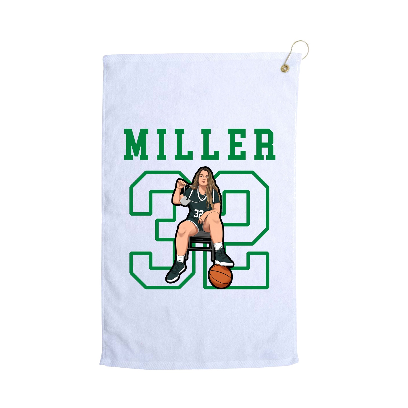 Golf Towel — Shirsey in White