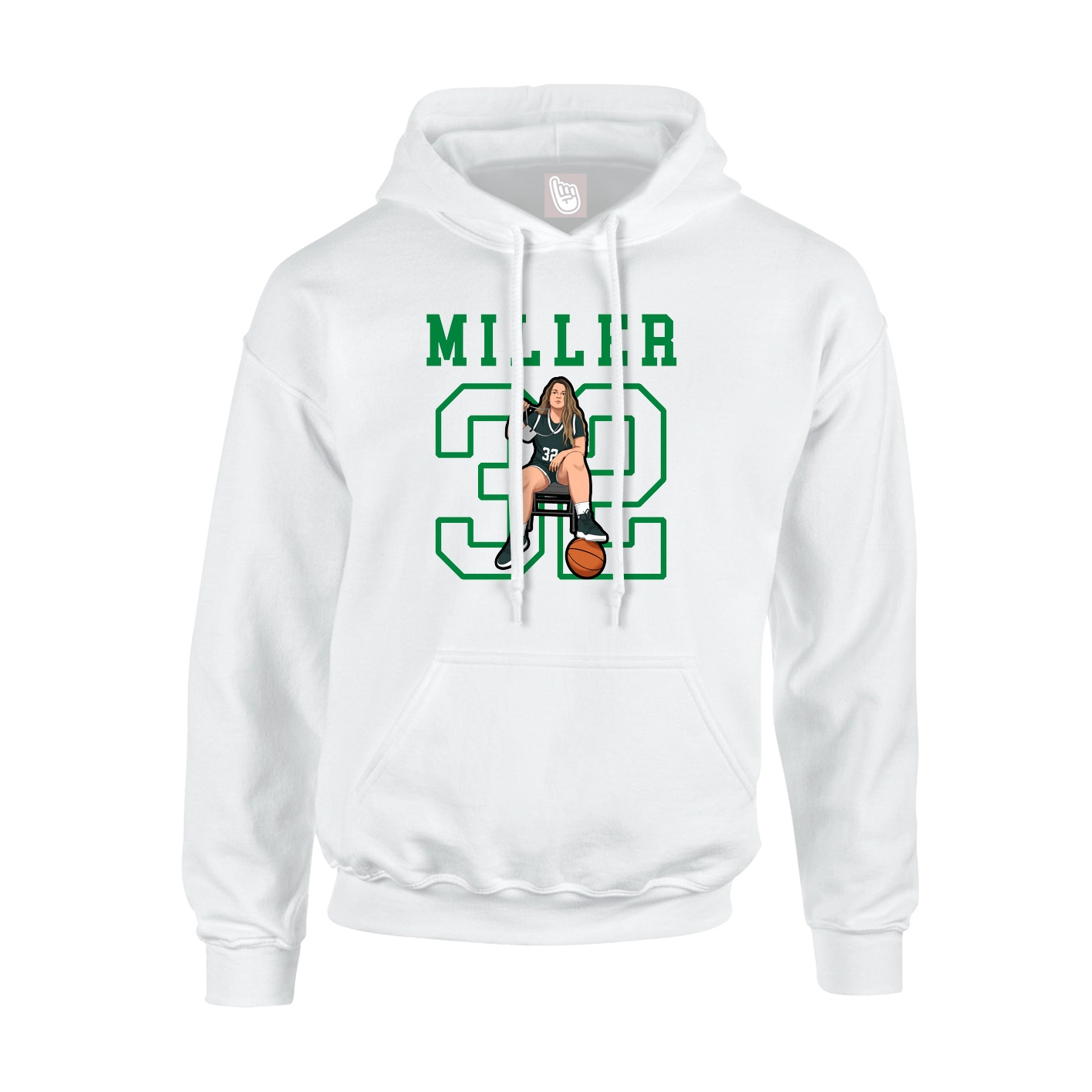 Hoodie — Shirsey in White
