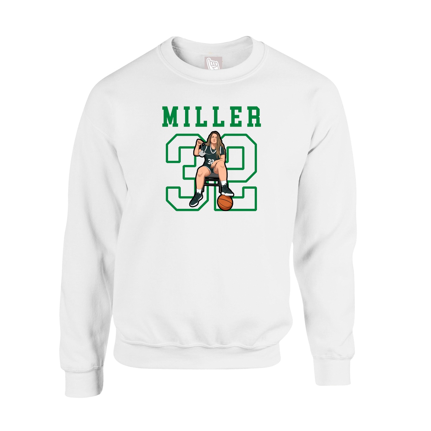 Fleece Crew — Shirsey in White