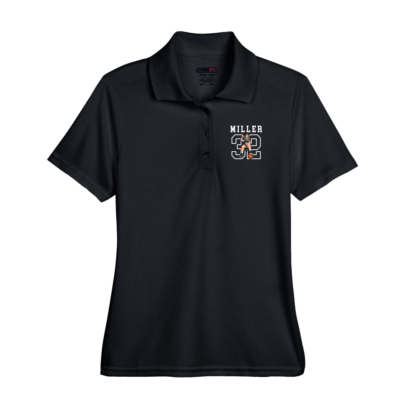 Performance Polo — Shirsey in Black