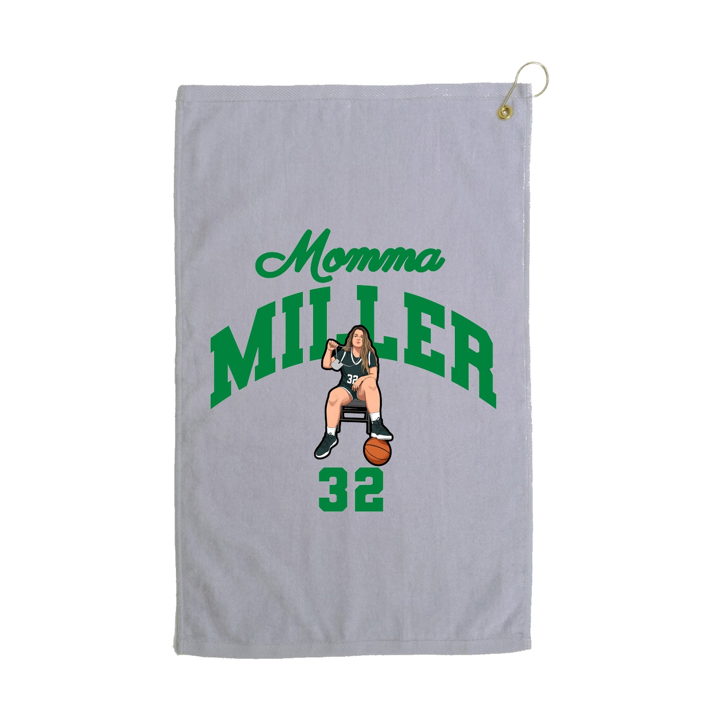 Golf Towel — Mothers Day Arch in Grey