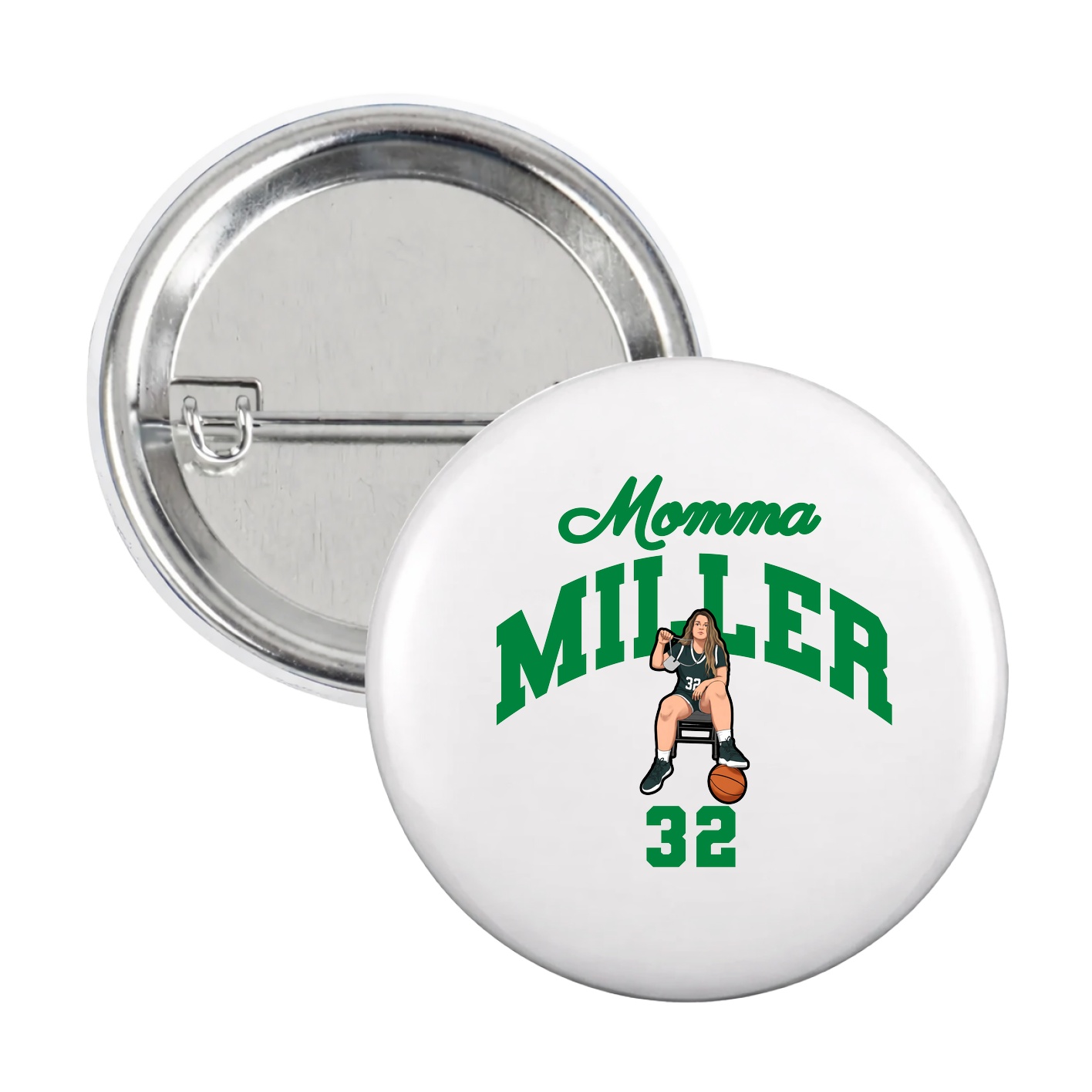 Game Day Button — Mothers Day Arch in White