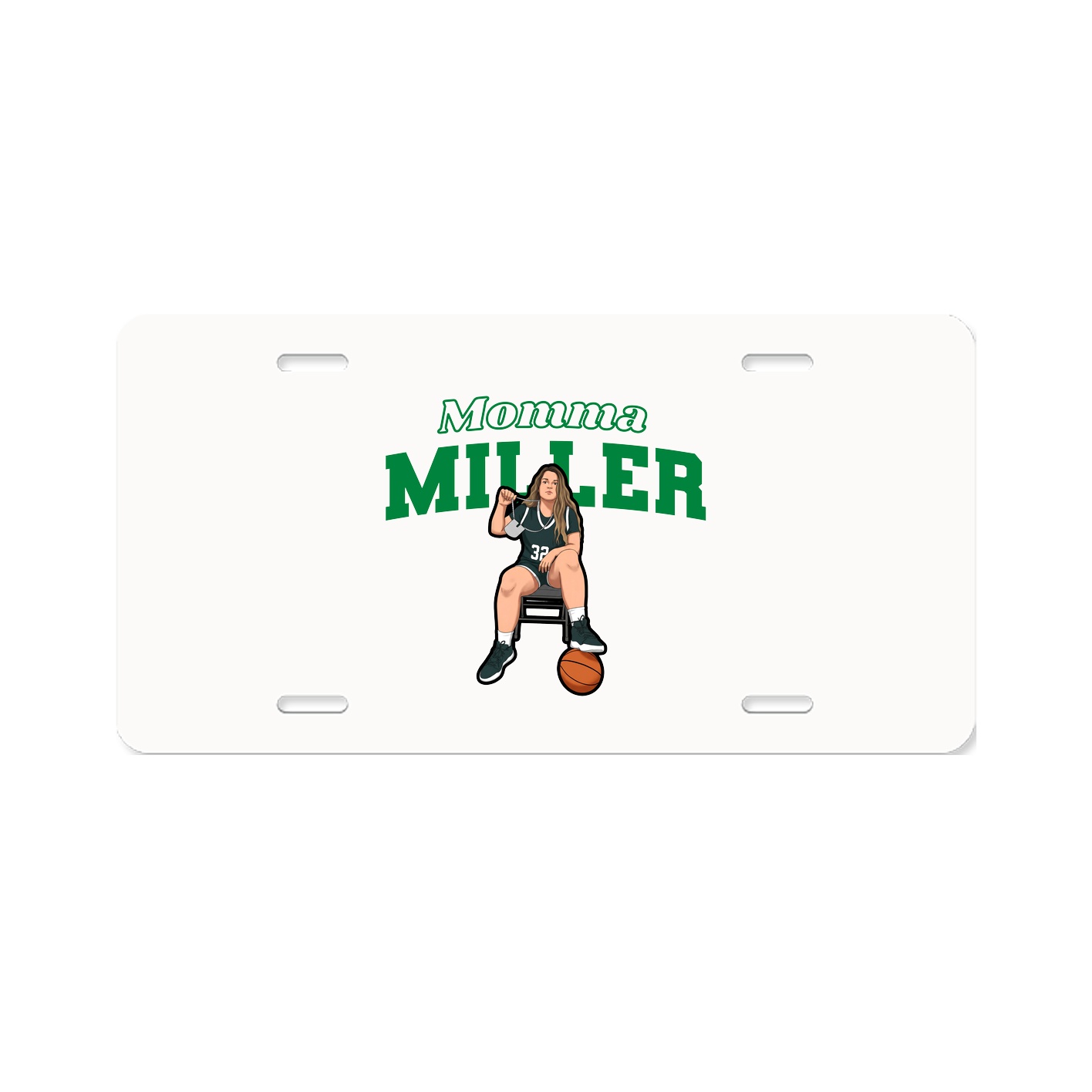 License Plate — Mothers Day Block in Classic