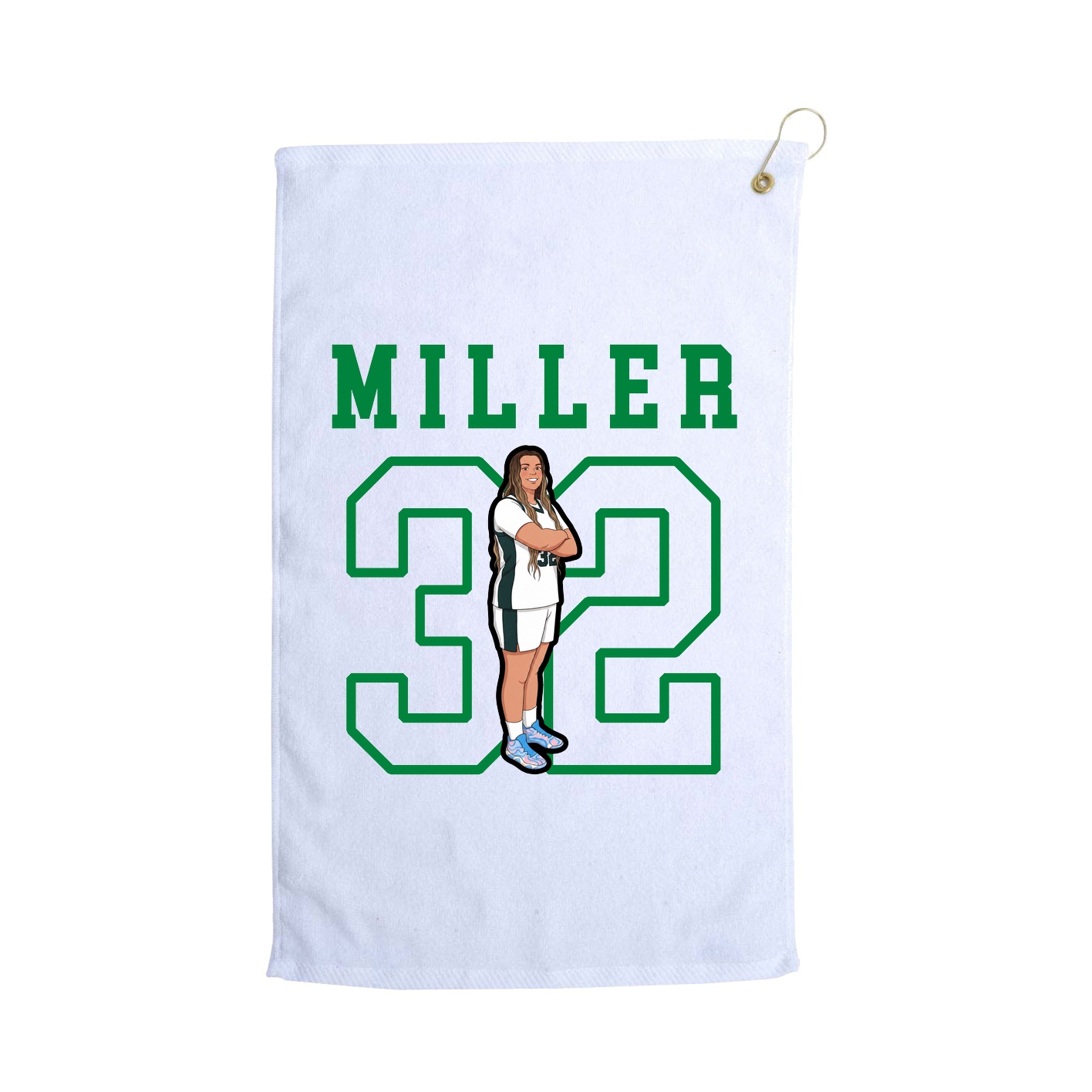 Golf Towel — Shirsey in White