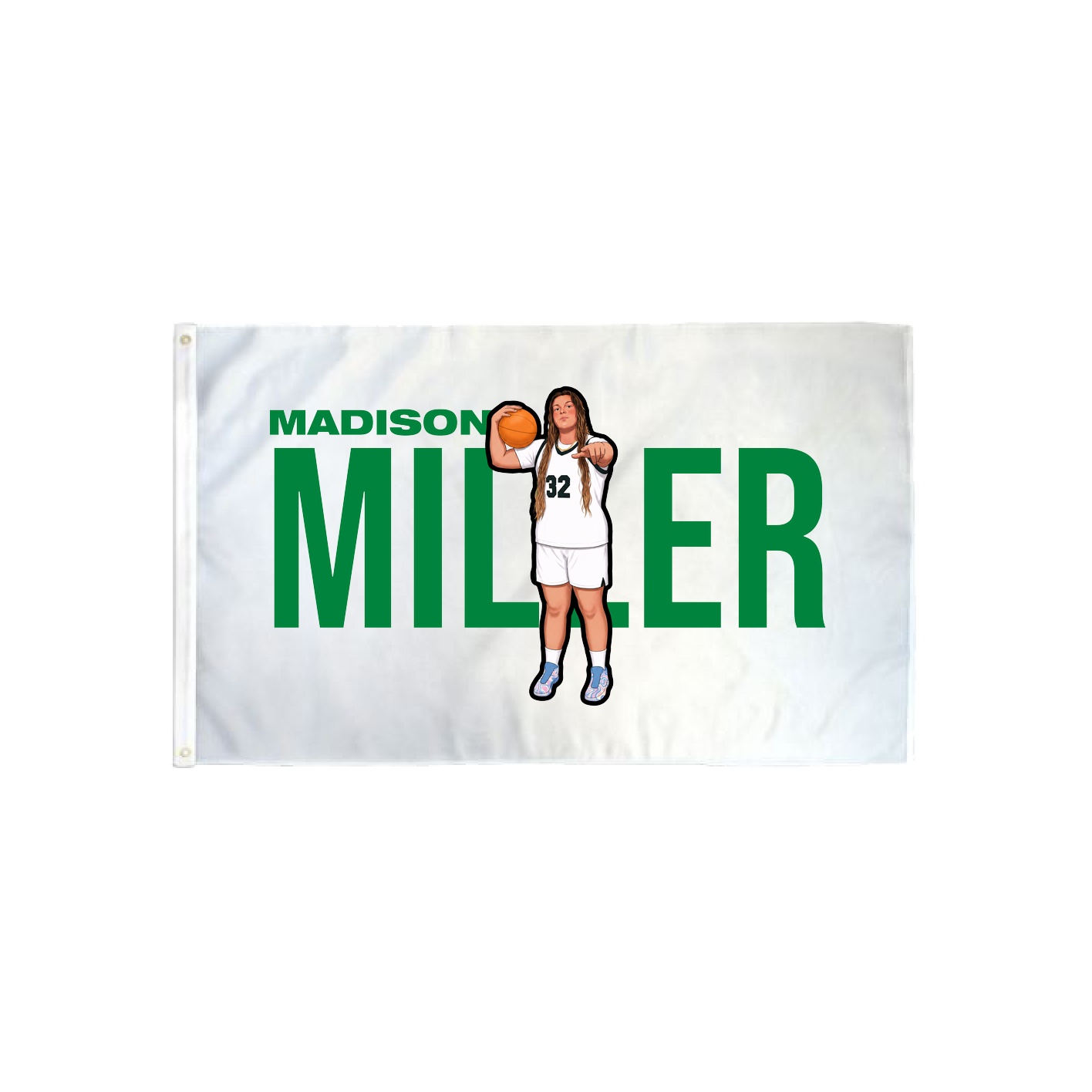 3x5 Flag — Player Name in Classic