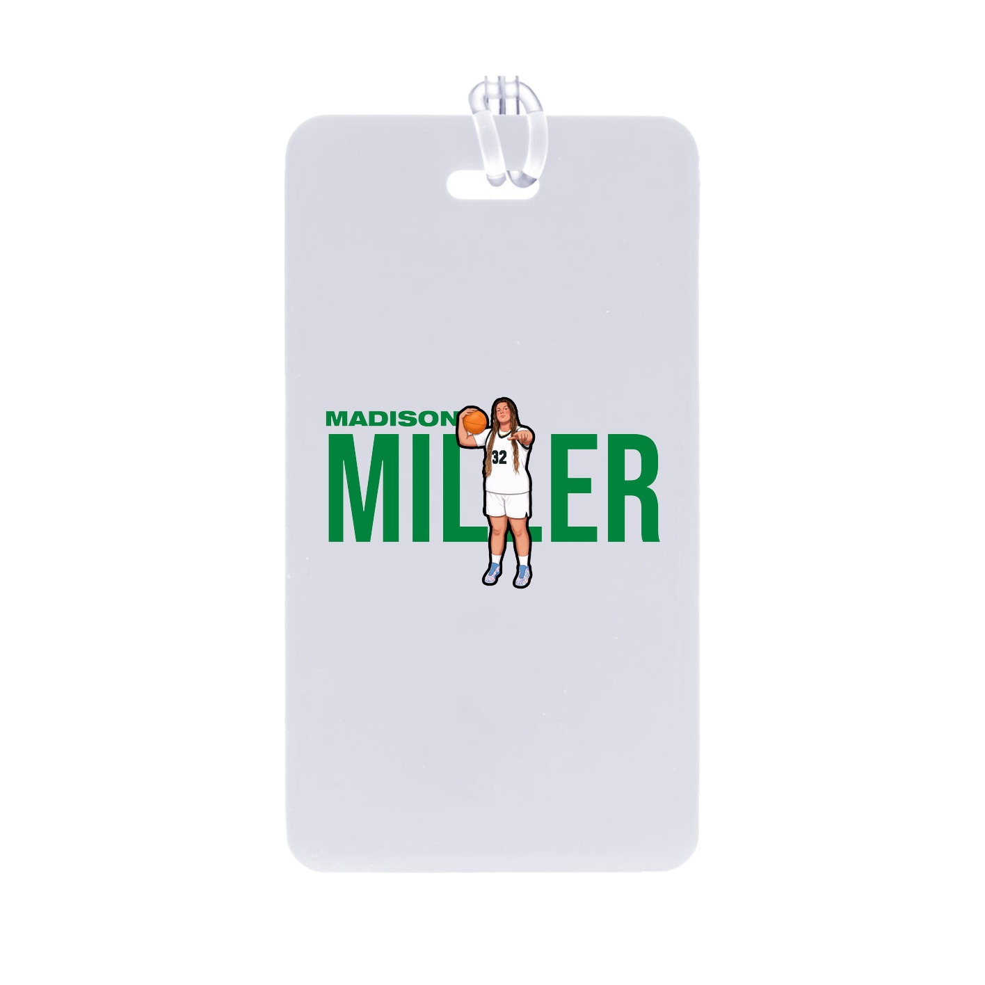Bag Tag — Player Name in Classic