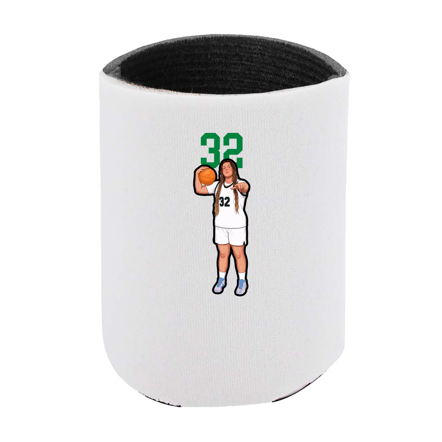 Can Holder — Number Top in White