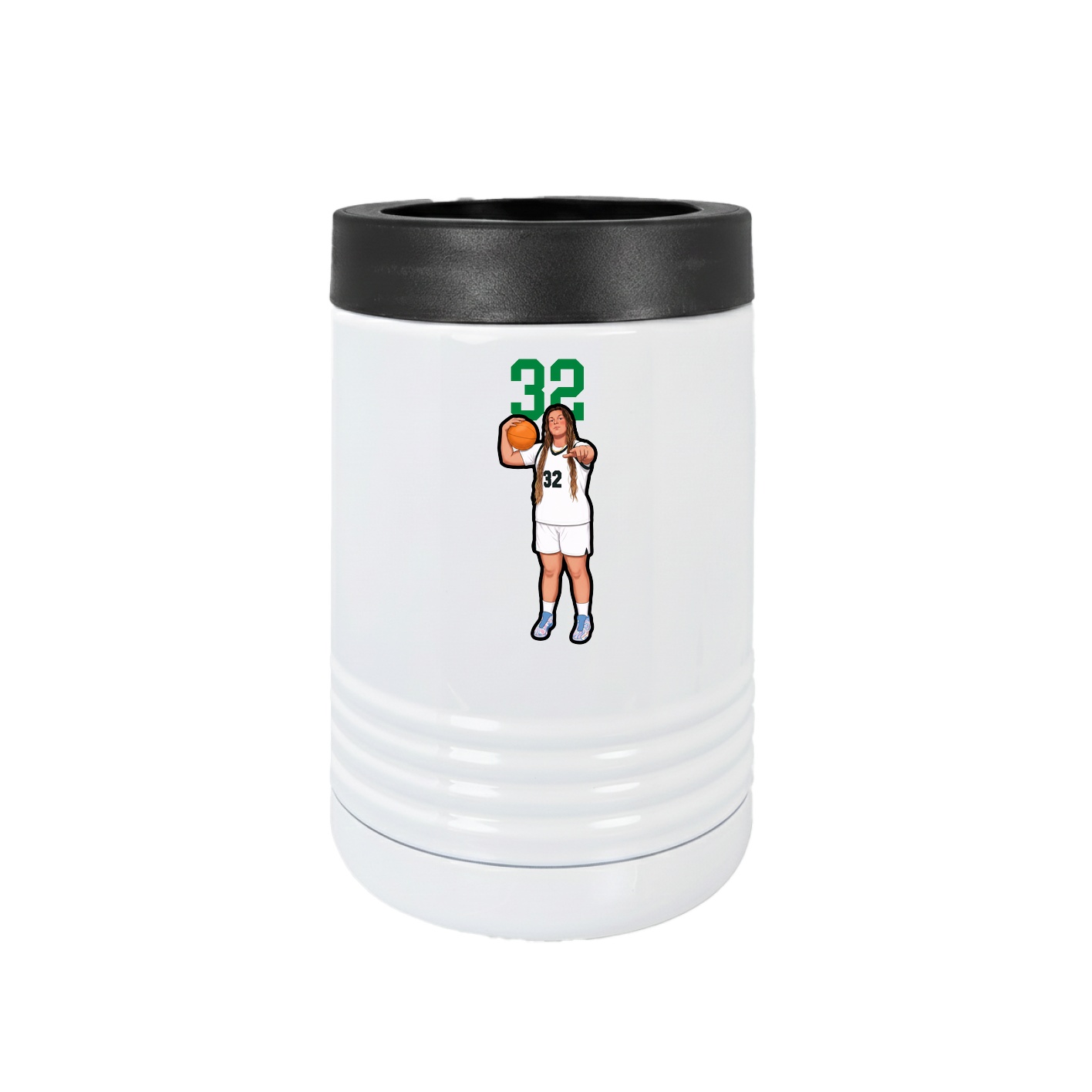 Beverage Holder — Number Top in White