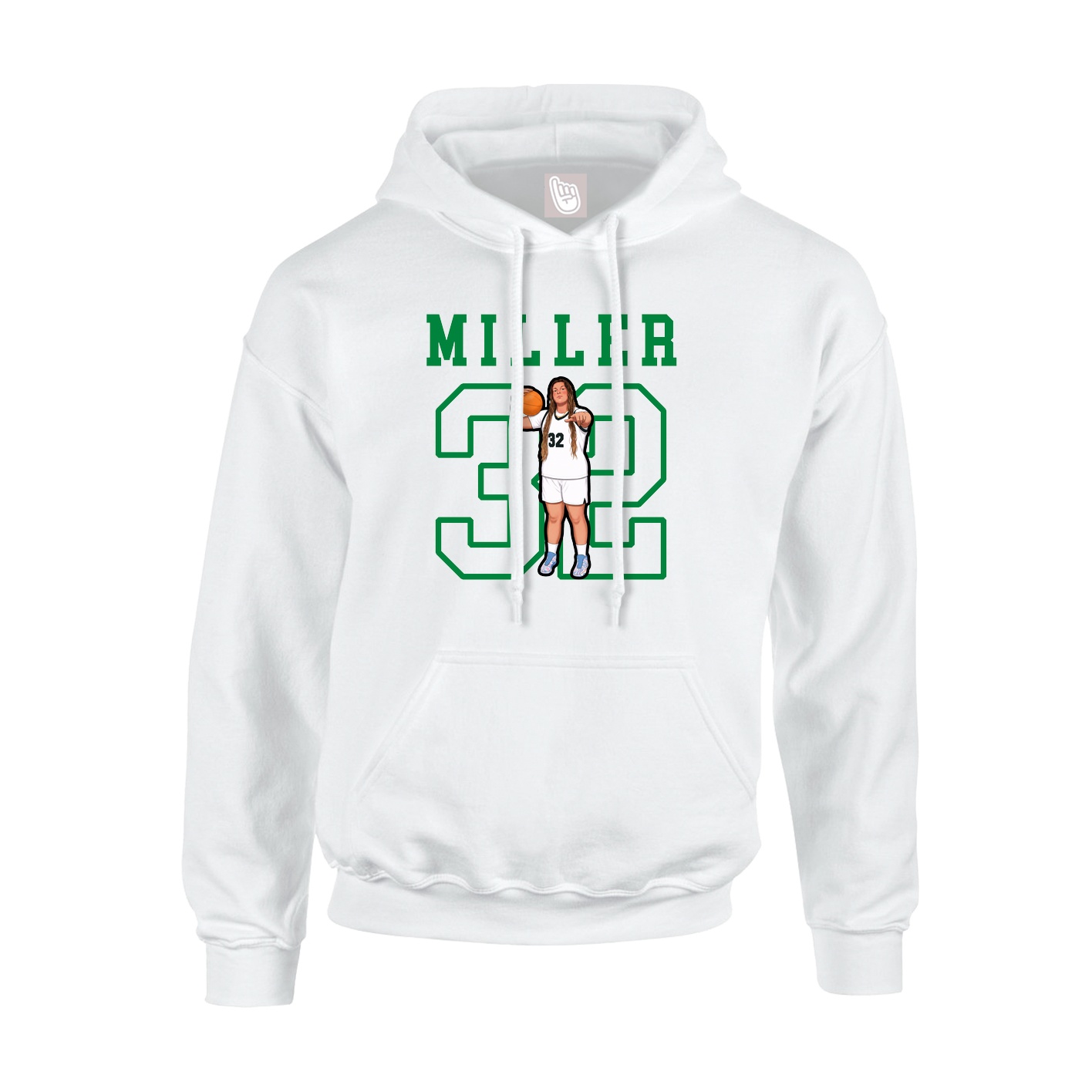 Youth Hoodie — Shirsey in White
