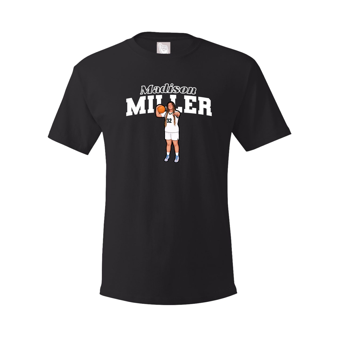 Youth Tee — Name Arch in Black