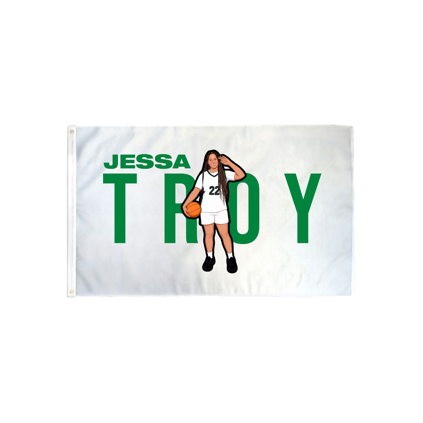 3x5 Flag — Player Name in Classic