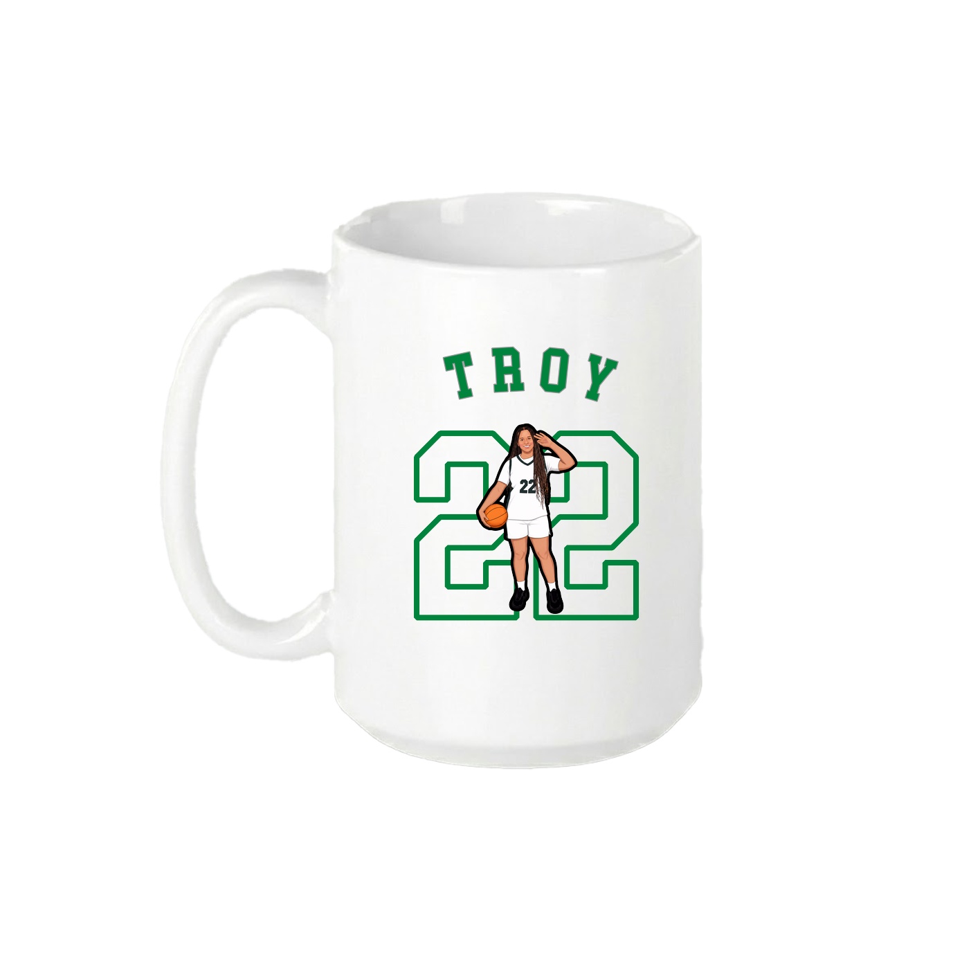 15oz Coffee Mug — Shirsey Arch in White