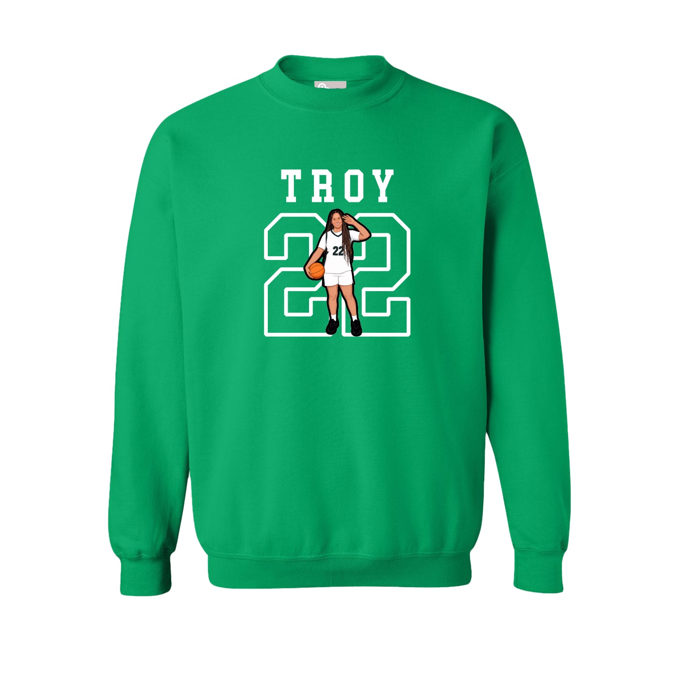 Fleece Crew — Shirsey in Green