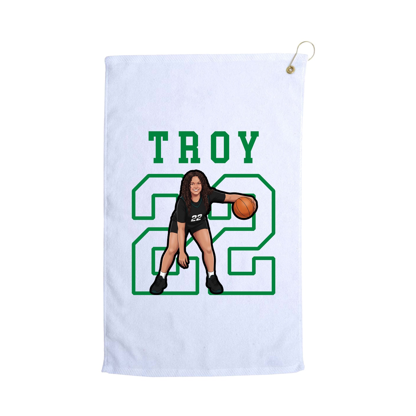 Golf Towel — Shirsey in White