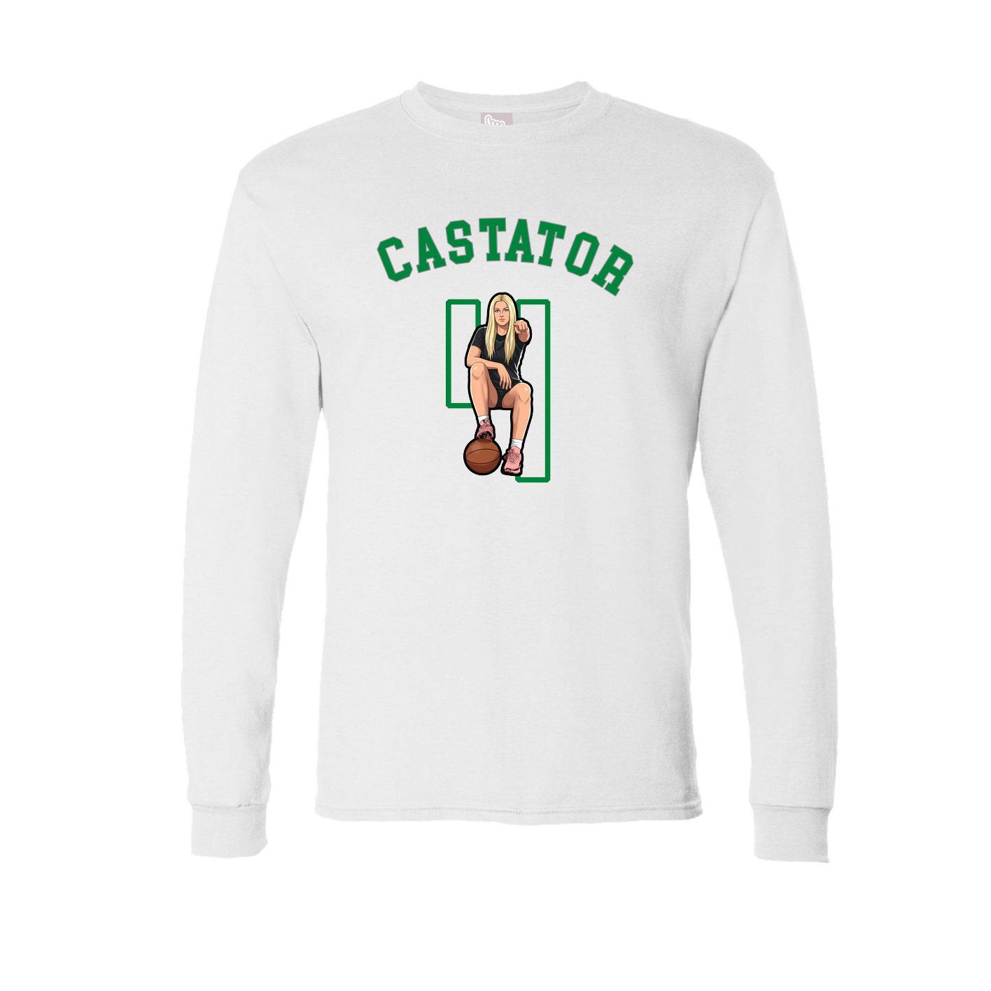 Long Sleeve Tee — Shirsey Arch in White