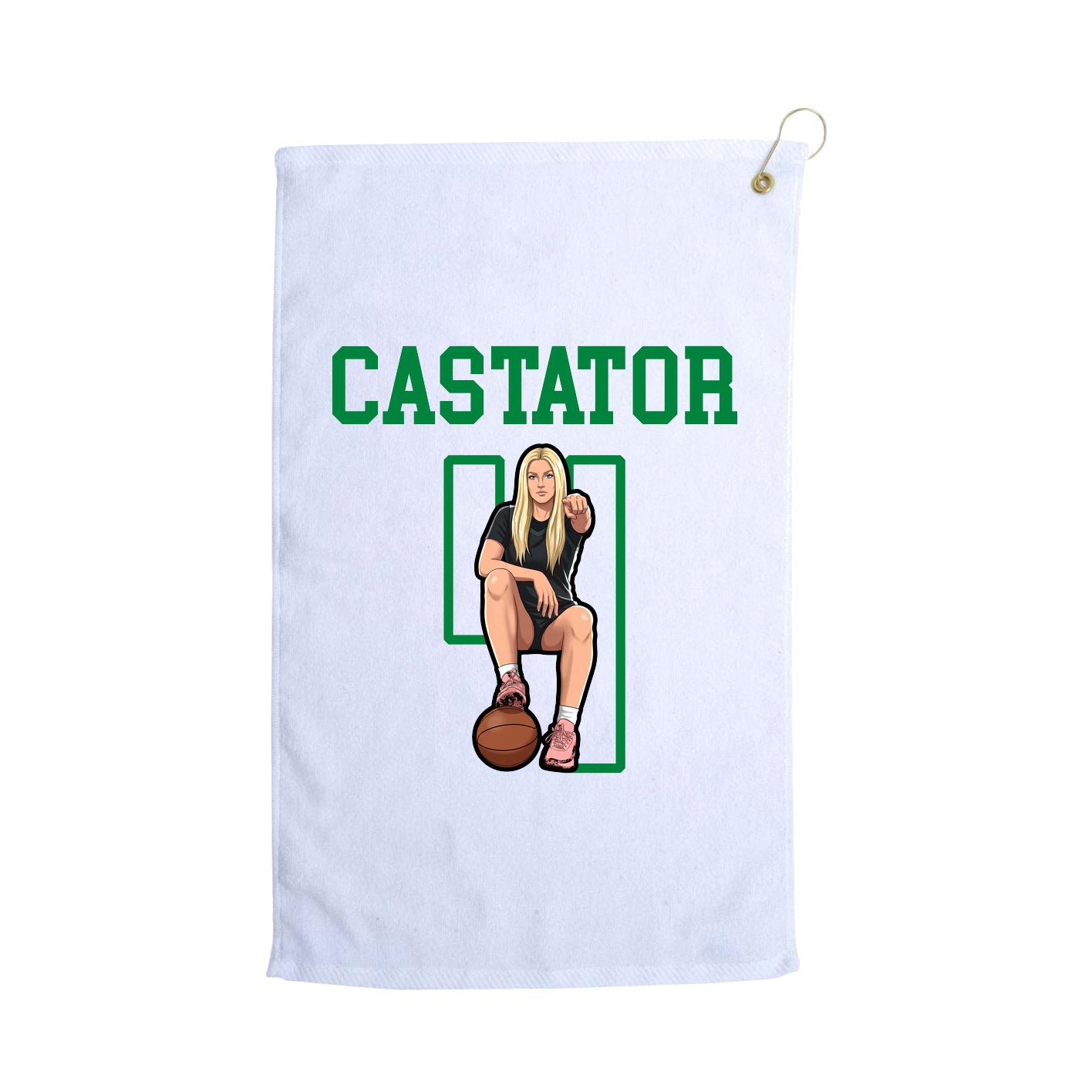 Golf Towel — Shirsey in White