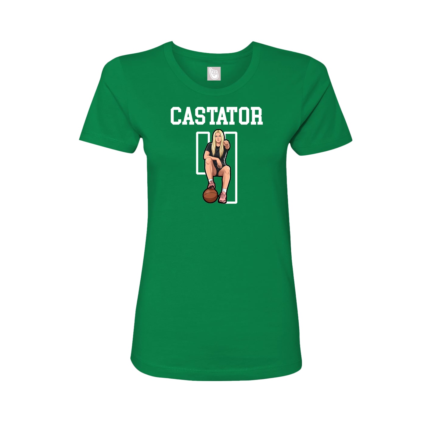 Fitted Women's Tee — Shirsey in Green
