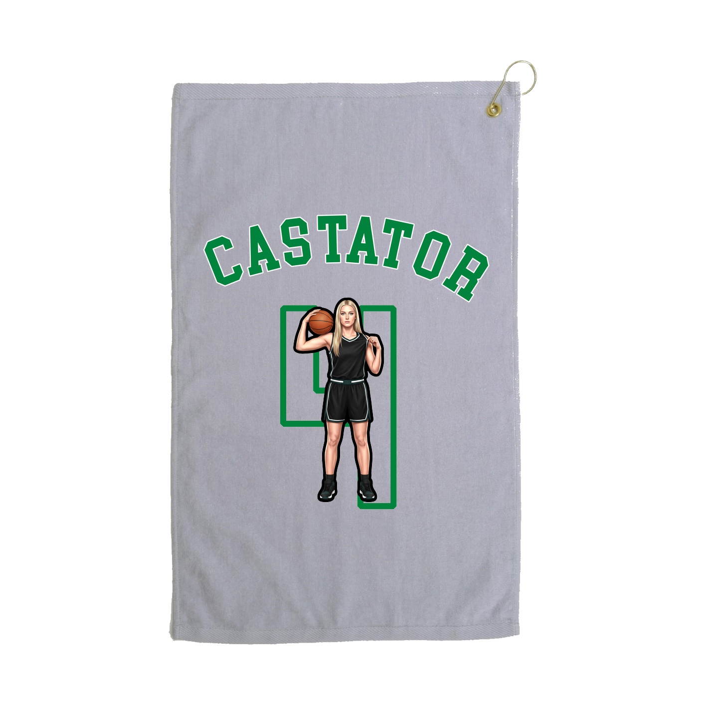 Golf Towel — Shirsey Arch in Grey