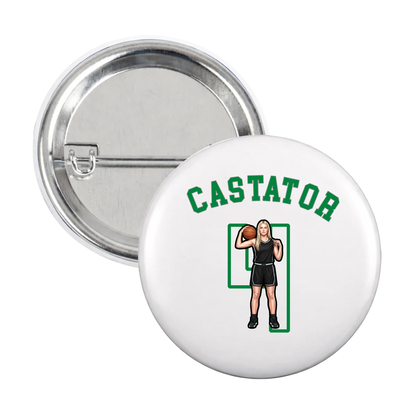 Game Day Button — Shirsey Arch in White